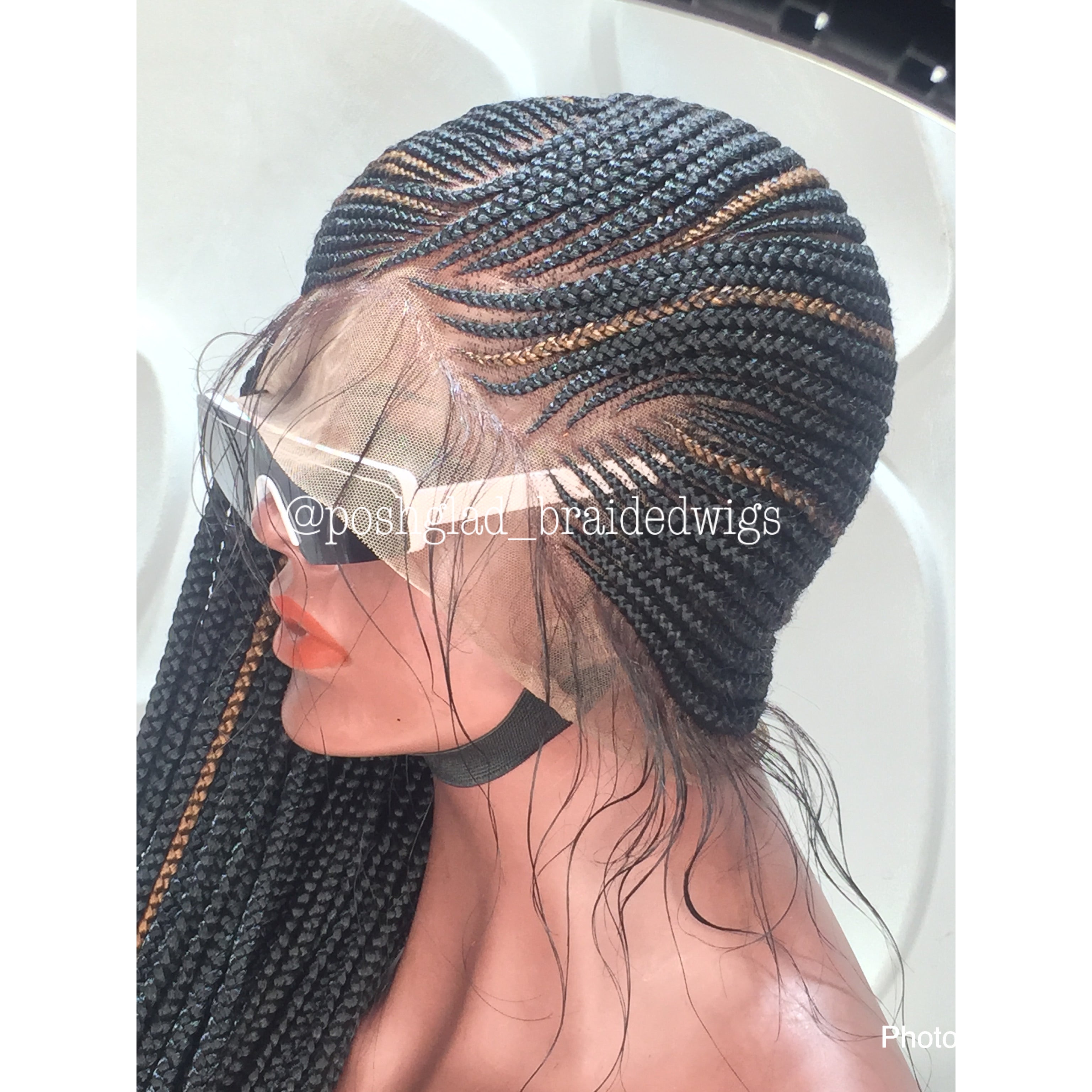 Cornrow Braid Wig - Full Lace - Abiona Lemonade Cornrow Braid Wig - Full Lace - Abiona Lemonade