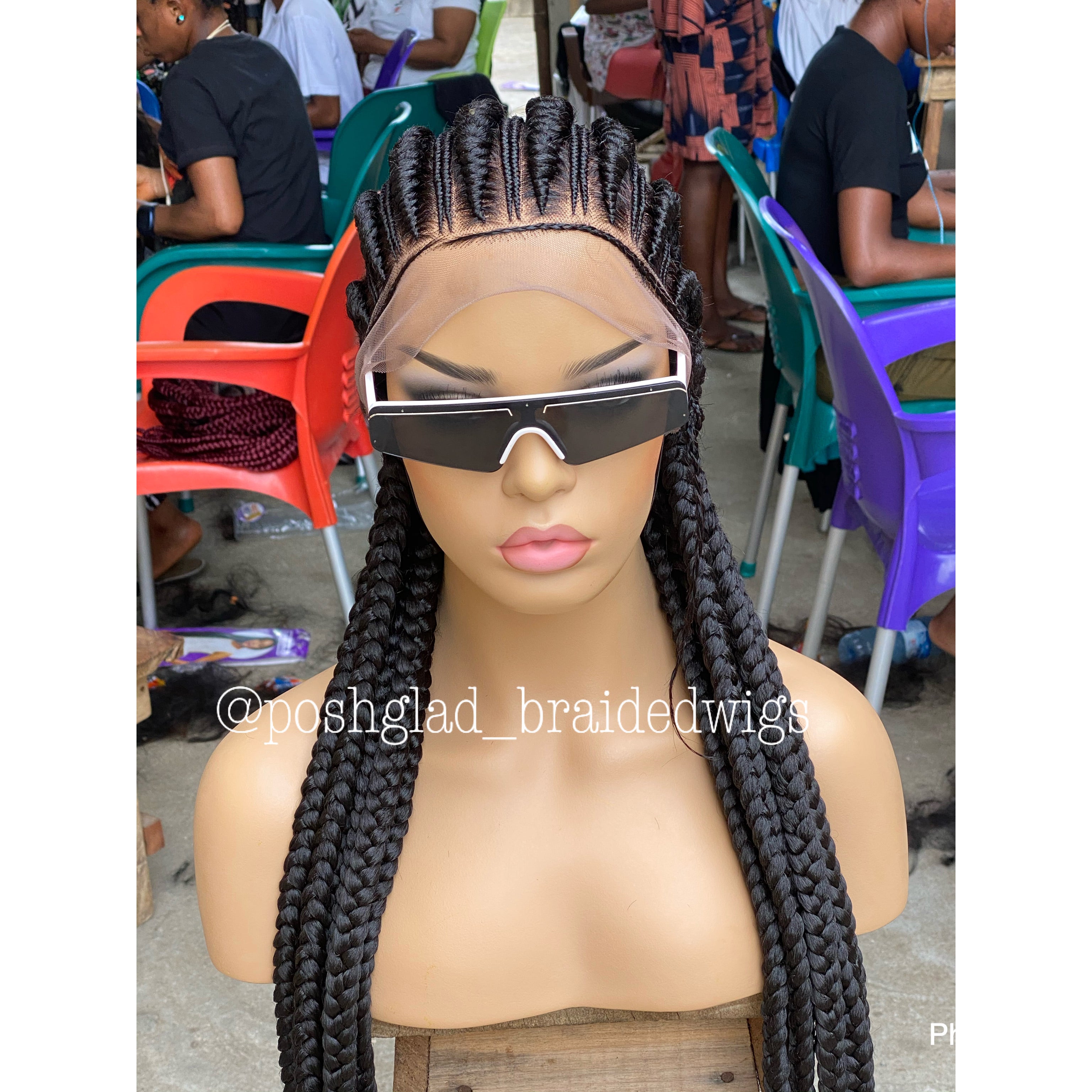 Feed-In Braid Cornrow Wig - Altou Feed-In Braid Cornrow Wig - Altou