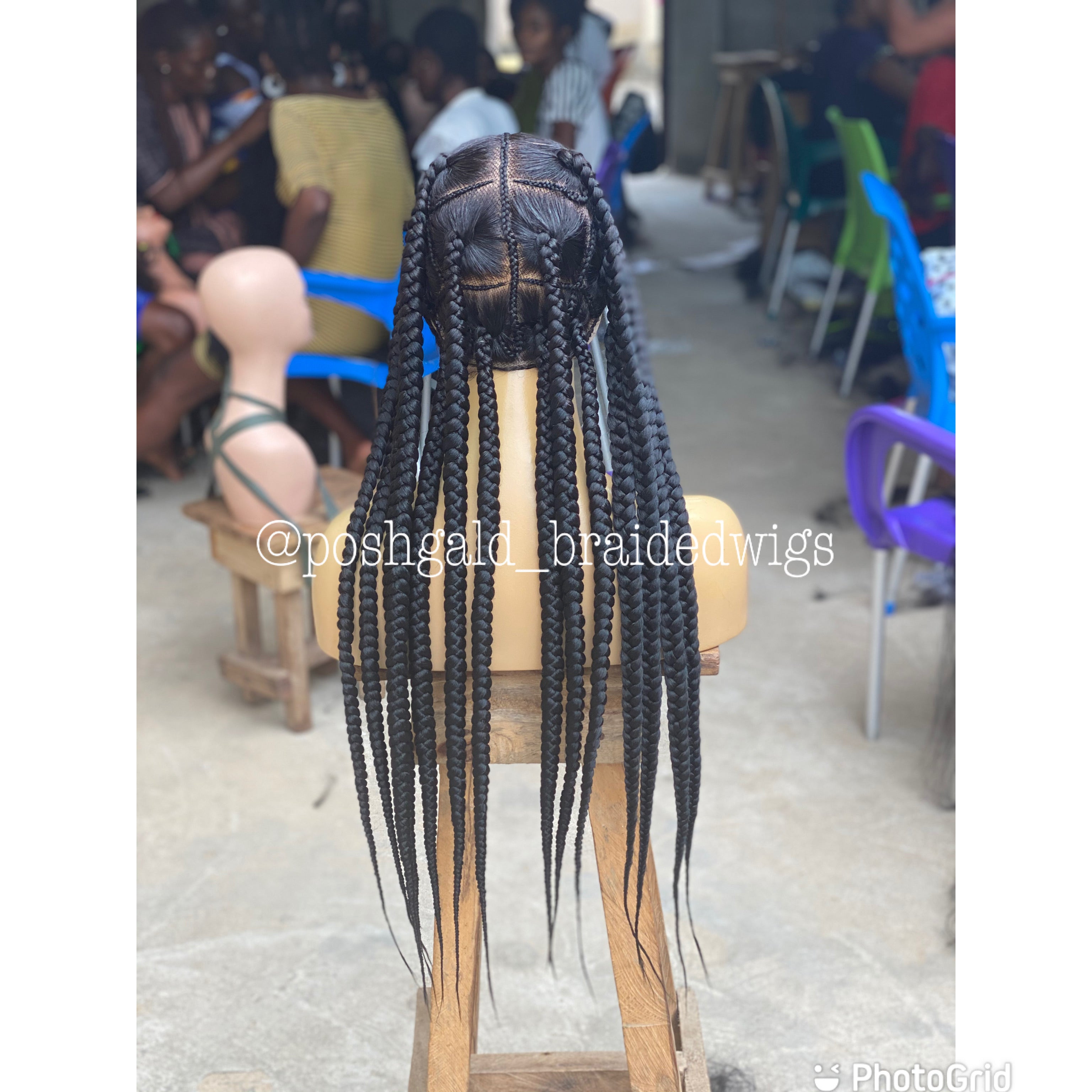 Large Jumbo Knotless Braid Wig Large Jumbo Knotless Braid Wig