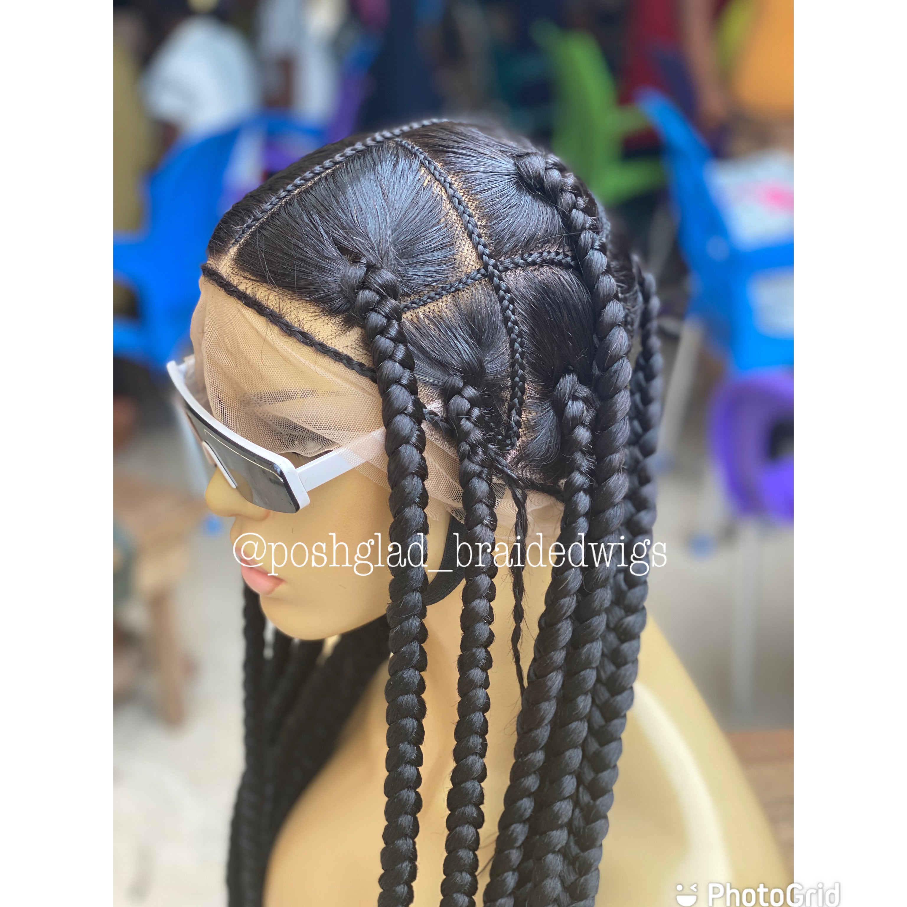 Large Jumbo Knotless Braid Wig Large Jumbo Knotless Braid Wig