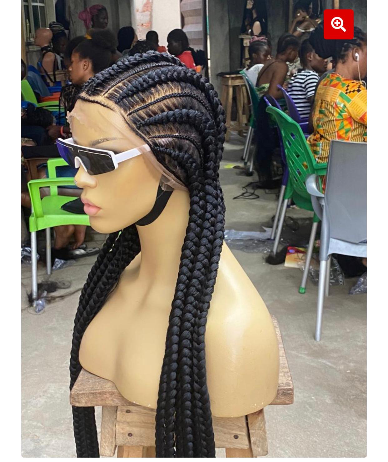 Feed In Braids To The Back - Amalia Feed In Braids To The Back - Amalia