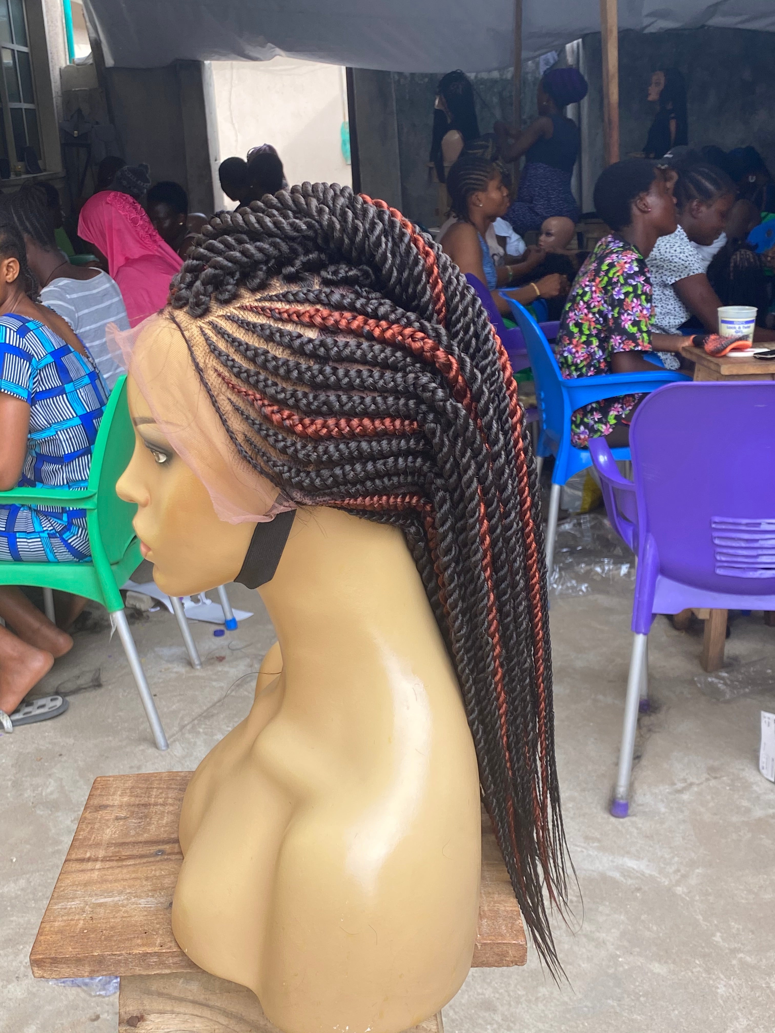 Cornrow Twist Braids - Tamaira Cornrow Twist Braids - Tamaira