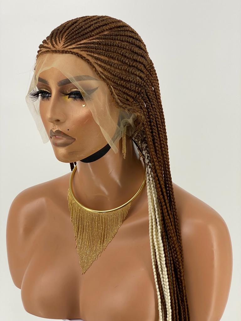 Ready to ship Cornrow Braided wig-Olaoma Ready to ship Cornrow Braided wig-Olaoma