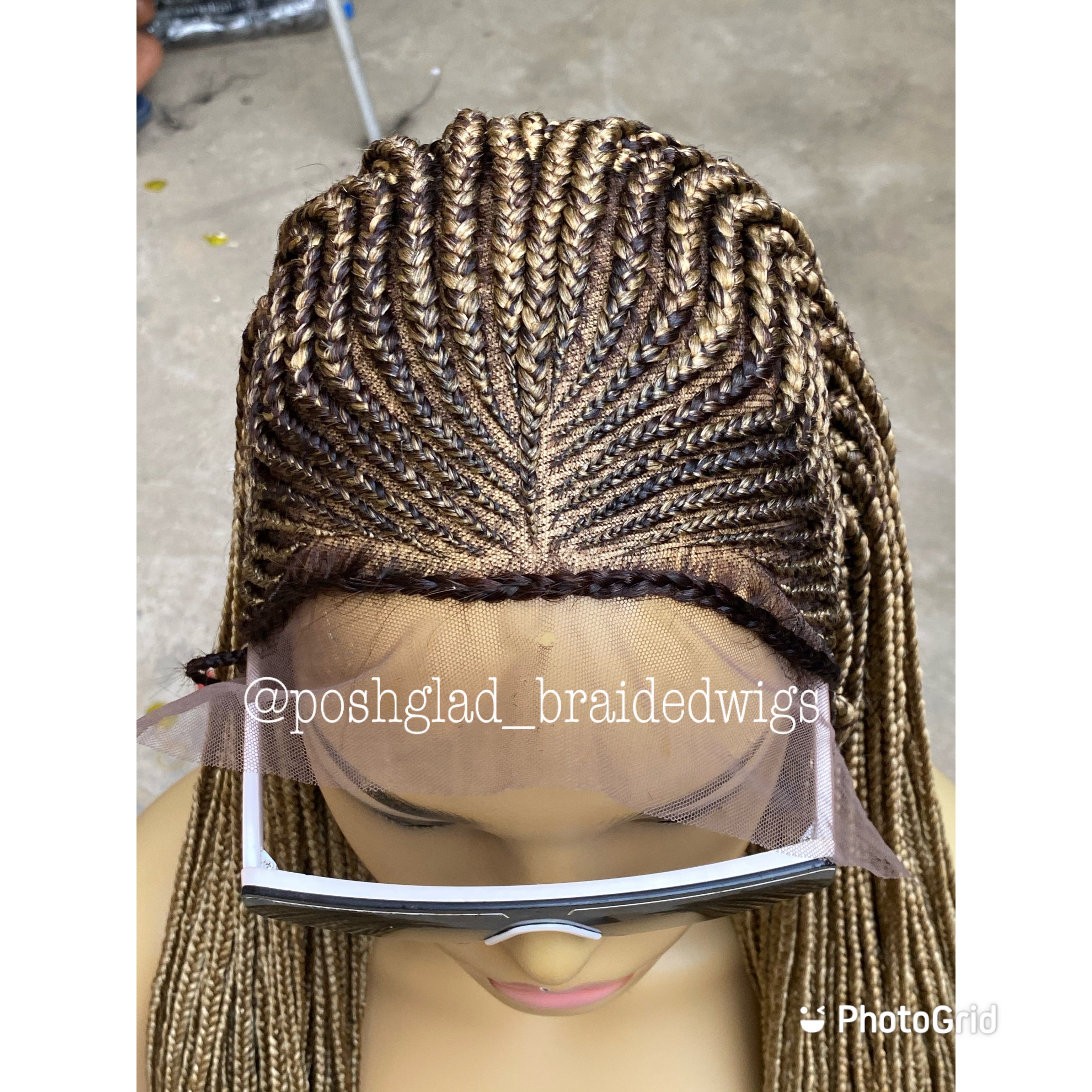 Cornrow Braid Wig - 13x6 Lace Frontal - Bolade Cornrow Braid Wig - 13x6 Lace Frontal - Bolade