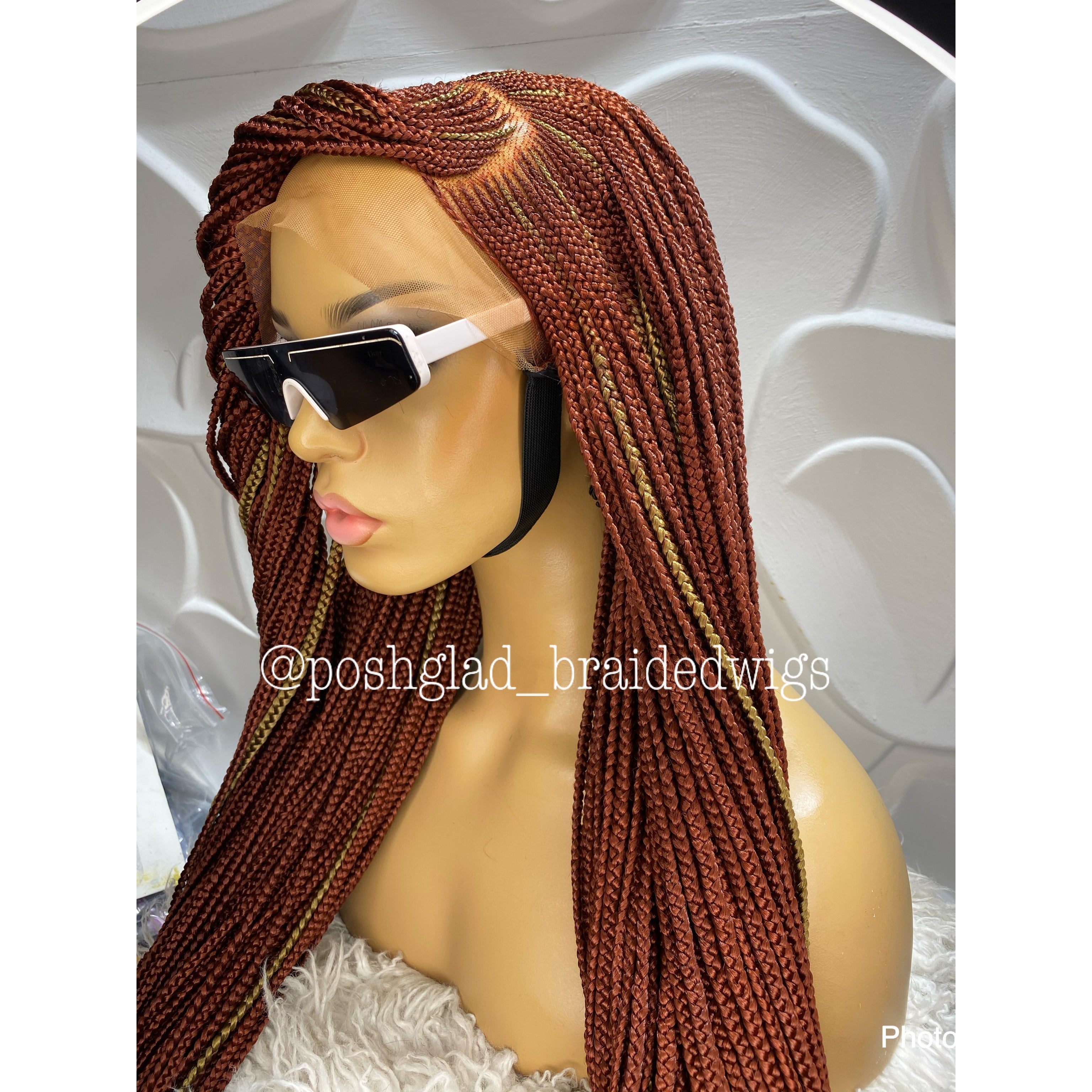 Cornrow Braid Wig - Full Lace - Bobrisky Inspire 2 Cornrow Braid Wig - Full Lace - Bobrisky Inspire 2