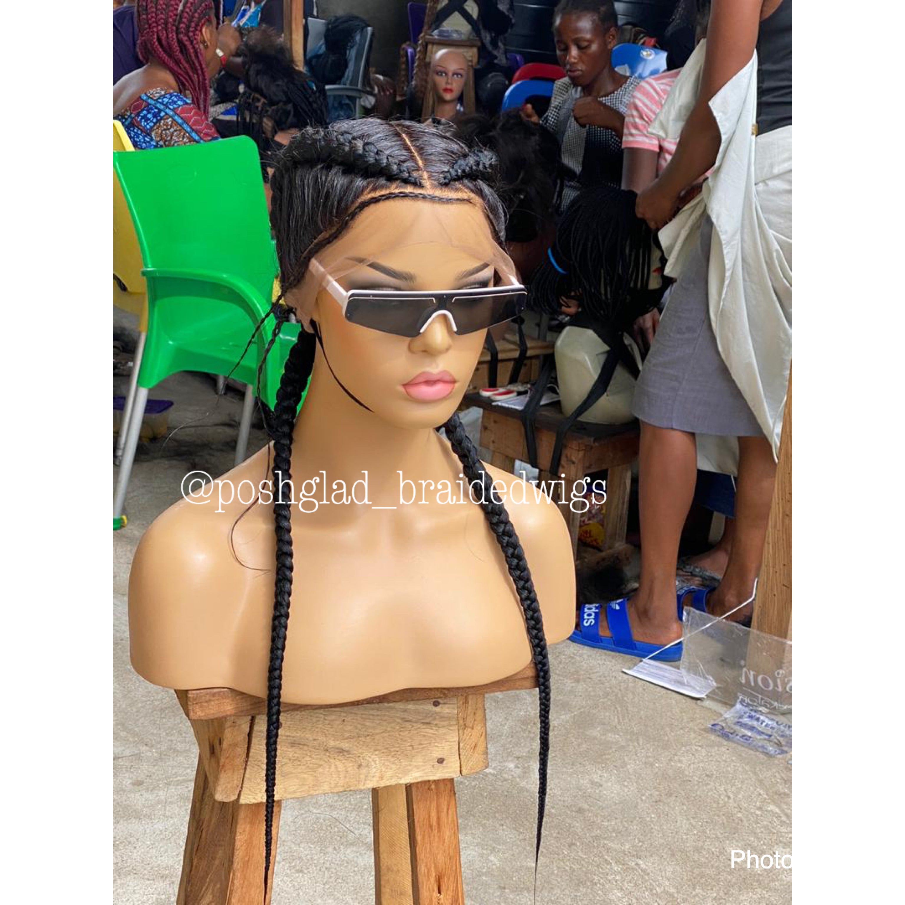 Cornrow Braid Wig - French Braid - Annette Cornrow Braid Wig - French Braid - Annette