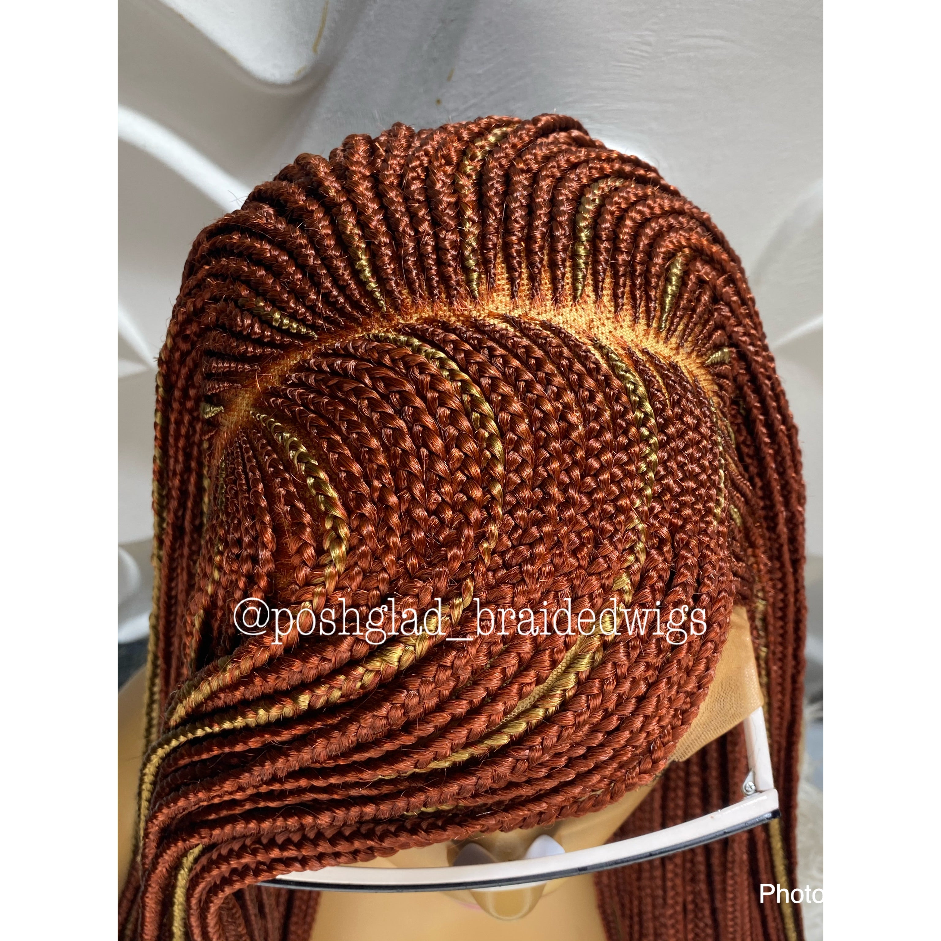 Cornrow Braid Wig - Full Lace - Bobrisky Inspire 2 Cornrow Braid Wig - Full Lace - Bobrisky Inspire 2
