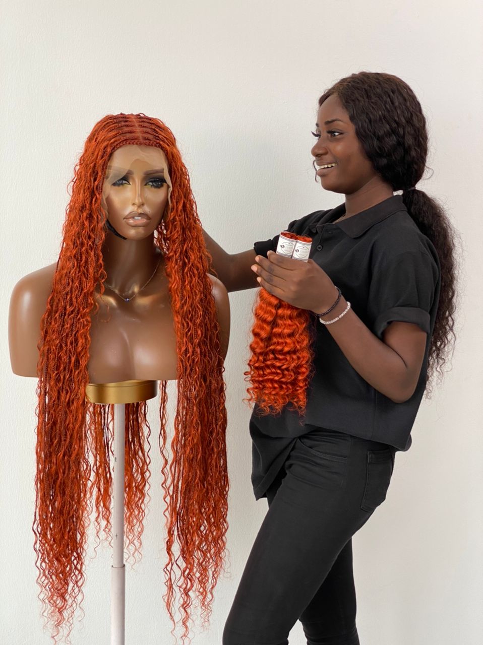 Bohemian Knotless - TARA COPPER RED (100% Human Hair) Bohemian Knotless - TARA COPPER RED (100% Human Hair)