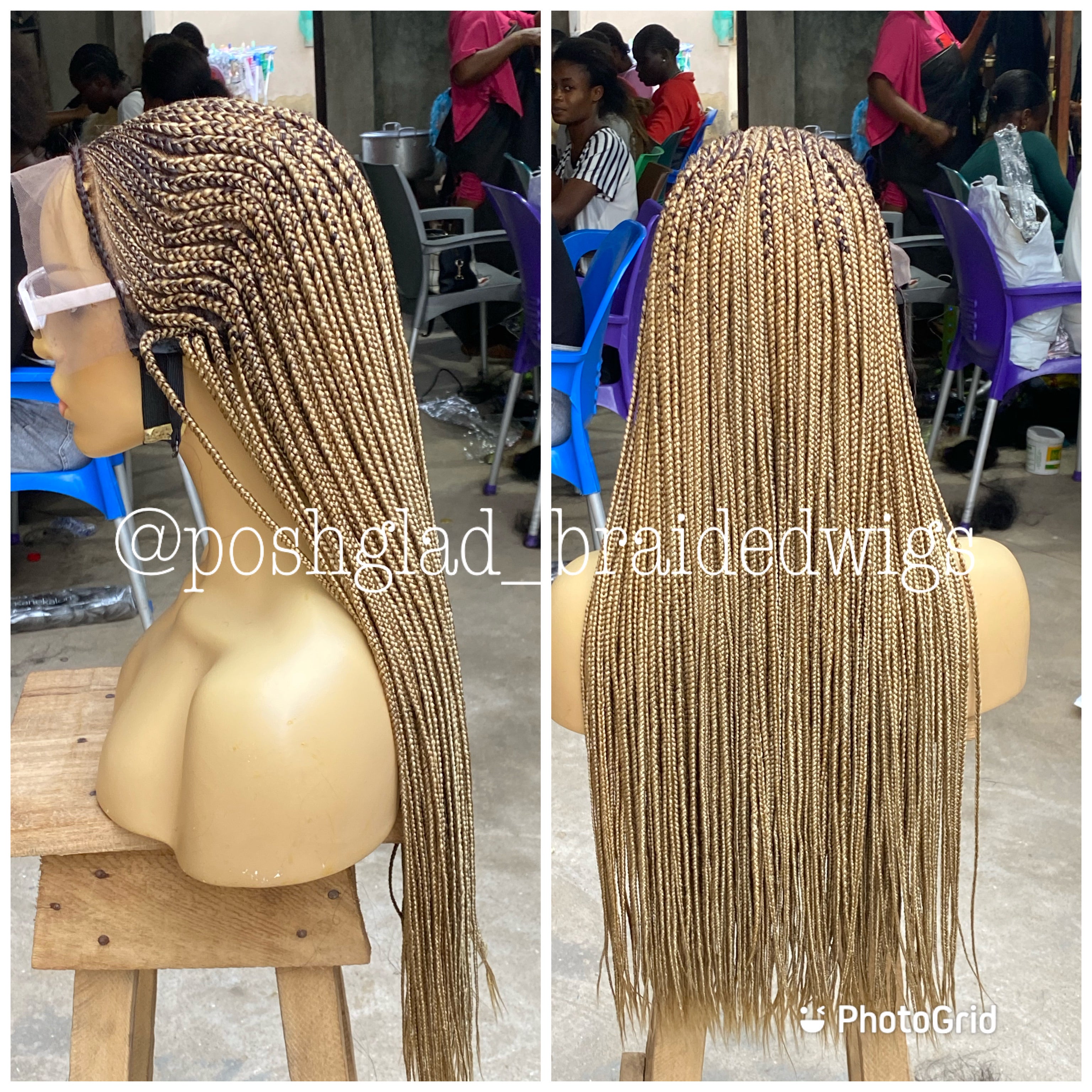 Cornrow Braid Wig - 13x6 Lace Frontal - Bolade Cornrow Braid Wig - 13x6 Lace Frontal - Bolade