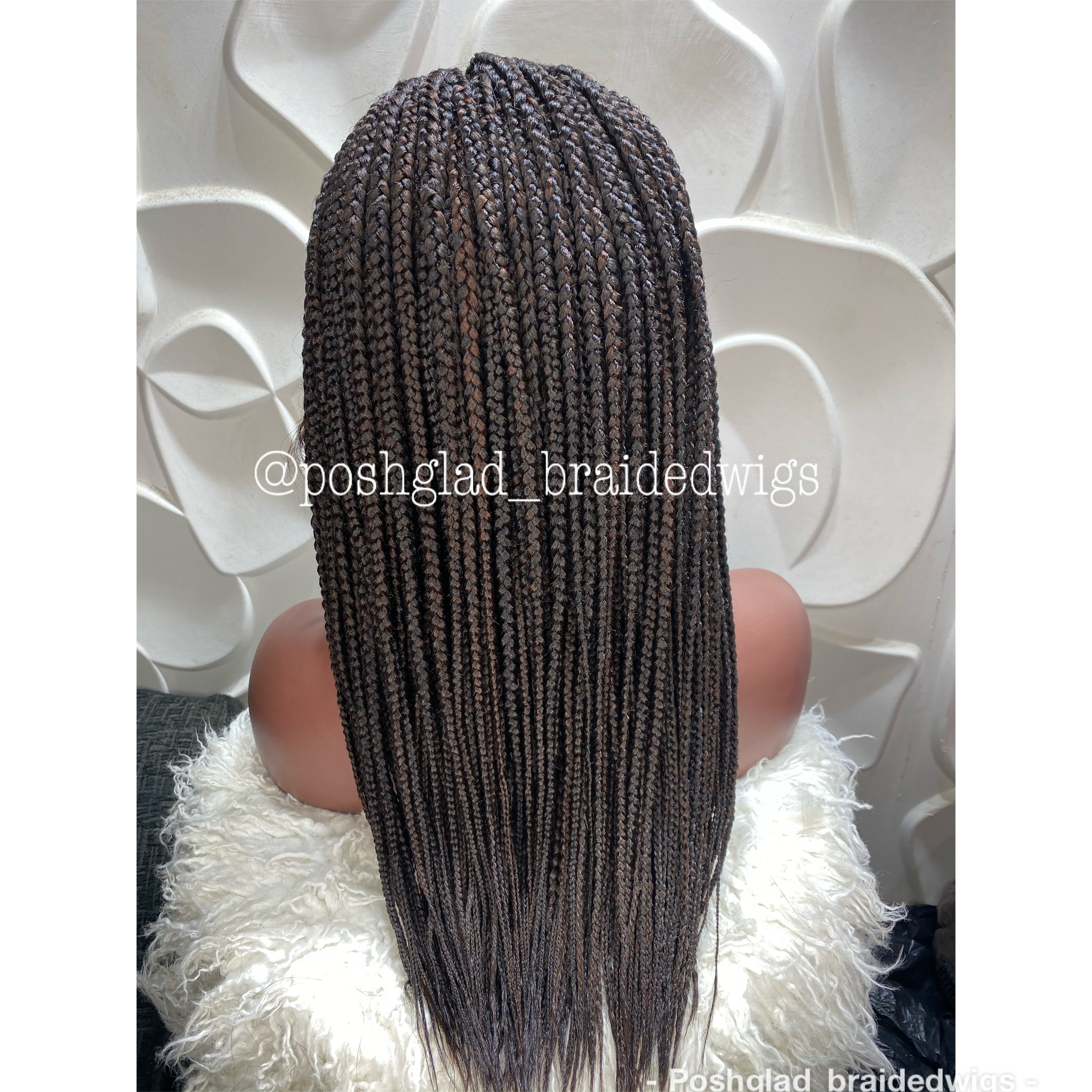 Cornrow Braid Wig - 13x4 Lace Frontal - Edina Cornrow Braid Wig - 13x4 Lace Frontal - Edina