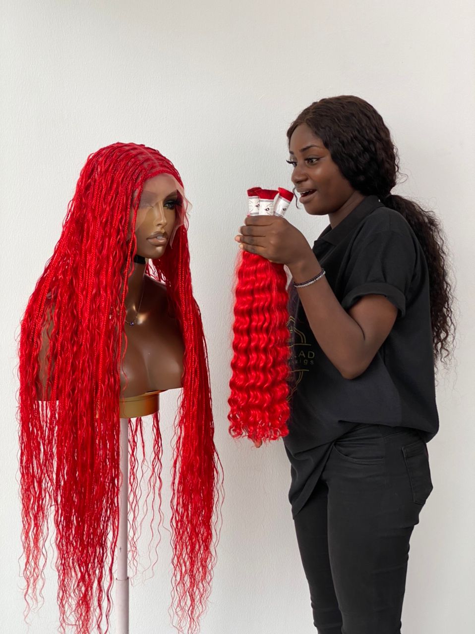 Bohemian Knotless - TARA RED (100% Human Hair) Bohemian Knotless - TARA RED (100% Human Hair)