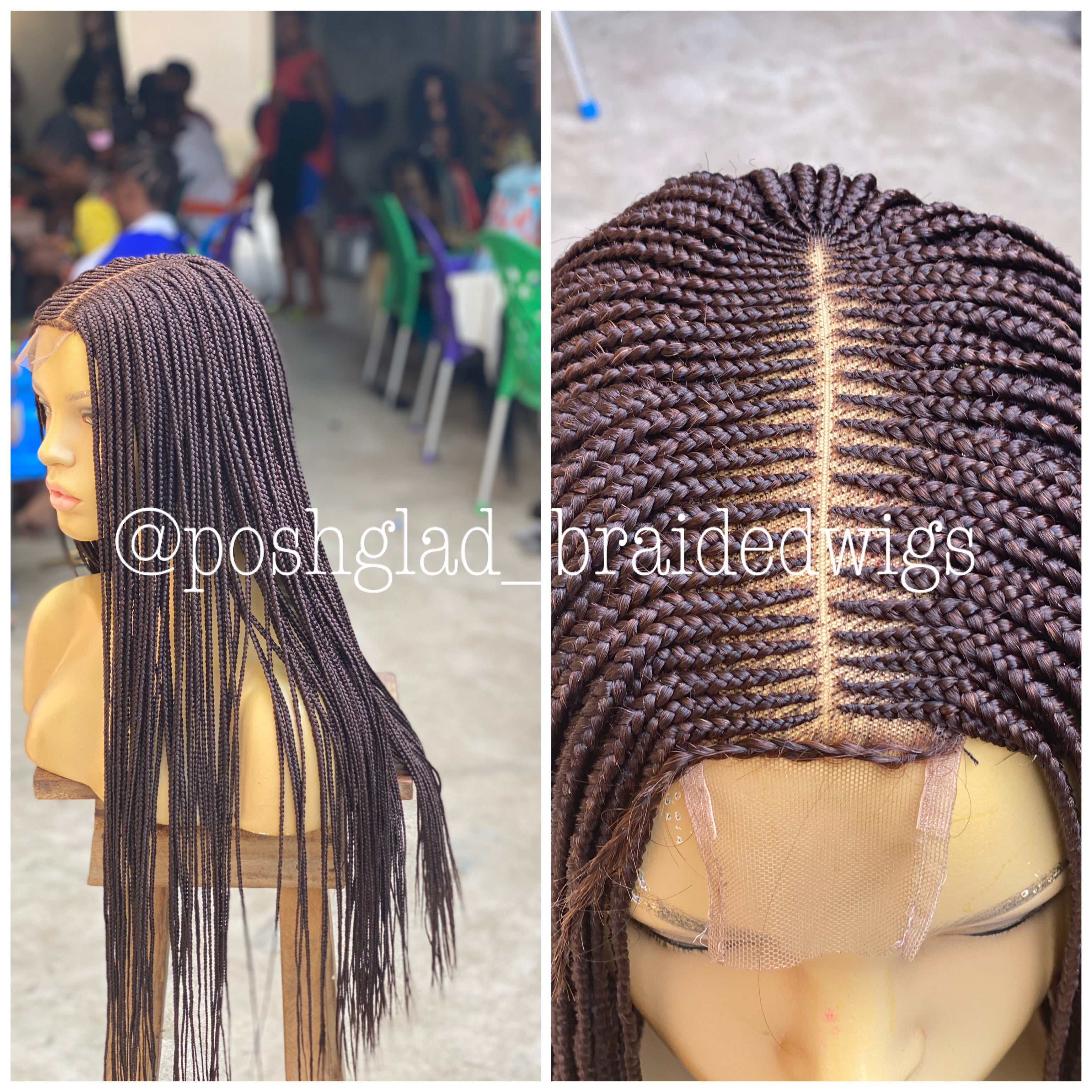 Cornrow Braid Wig Cornrow Braid Wig