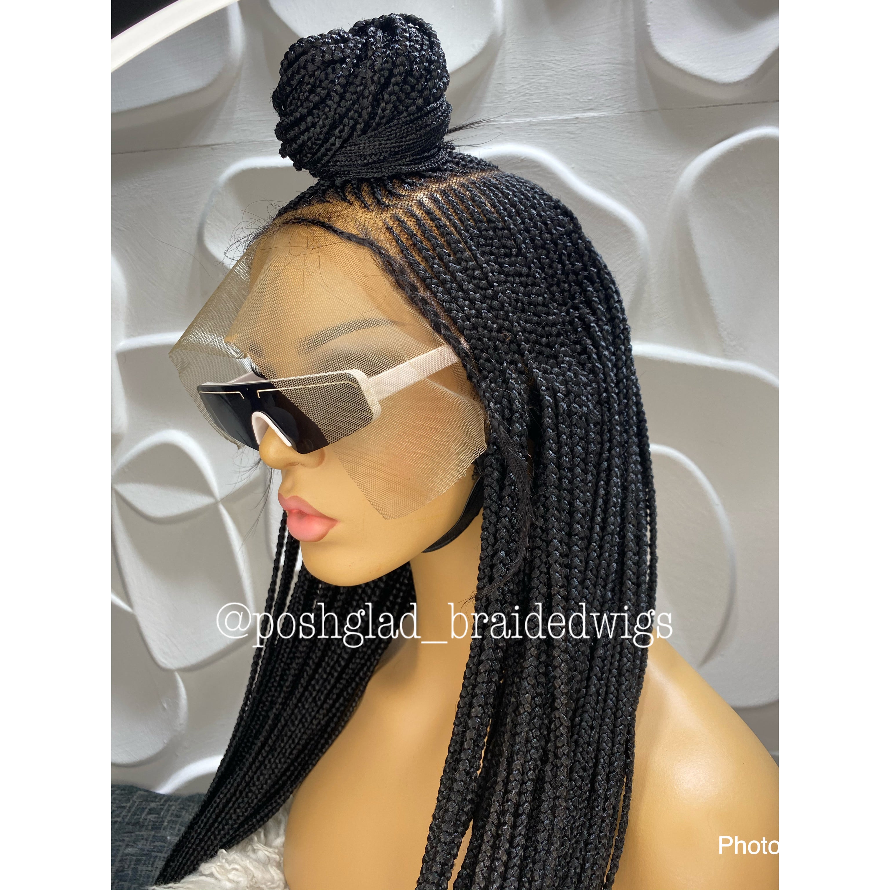 Cornrow Braid Wig (13x6 Lace Frontal) - Cele Cornrow Braid Wig (13x6 Lace Frontal) - Cele