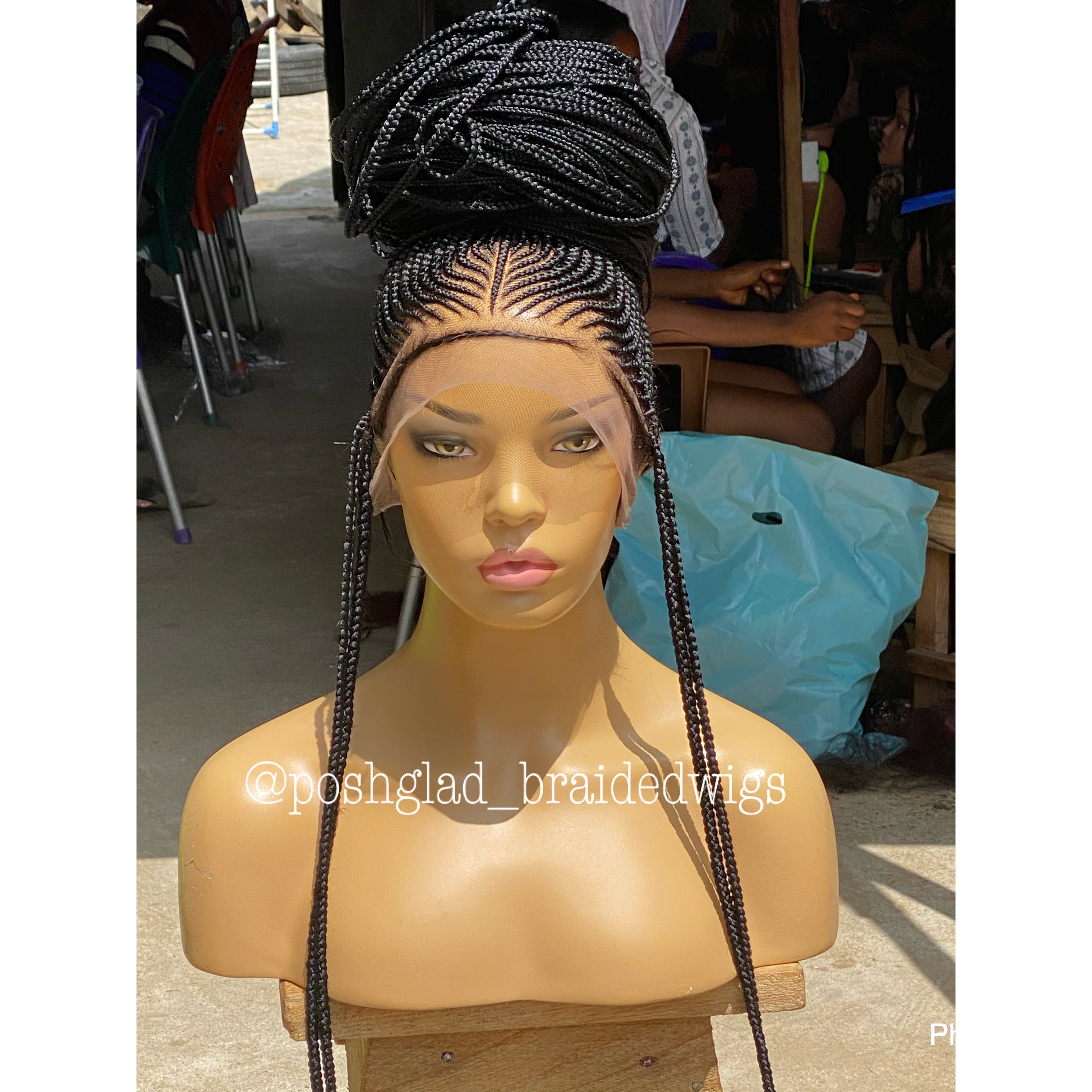 Cornrow Braid Wig Cornrow Braid Wig