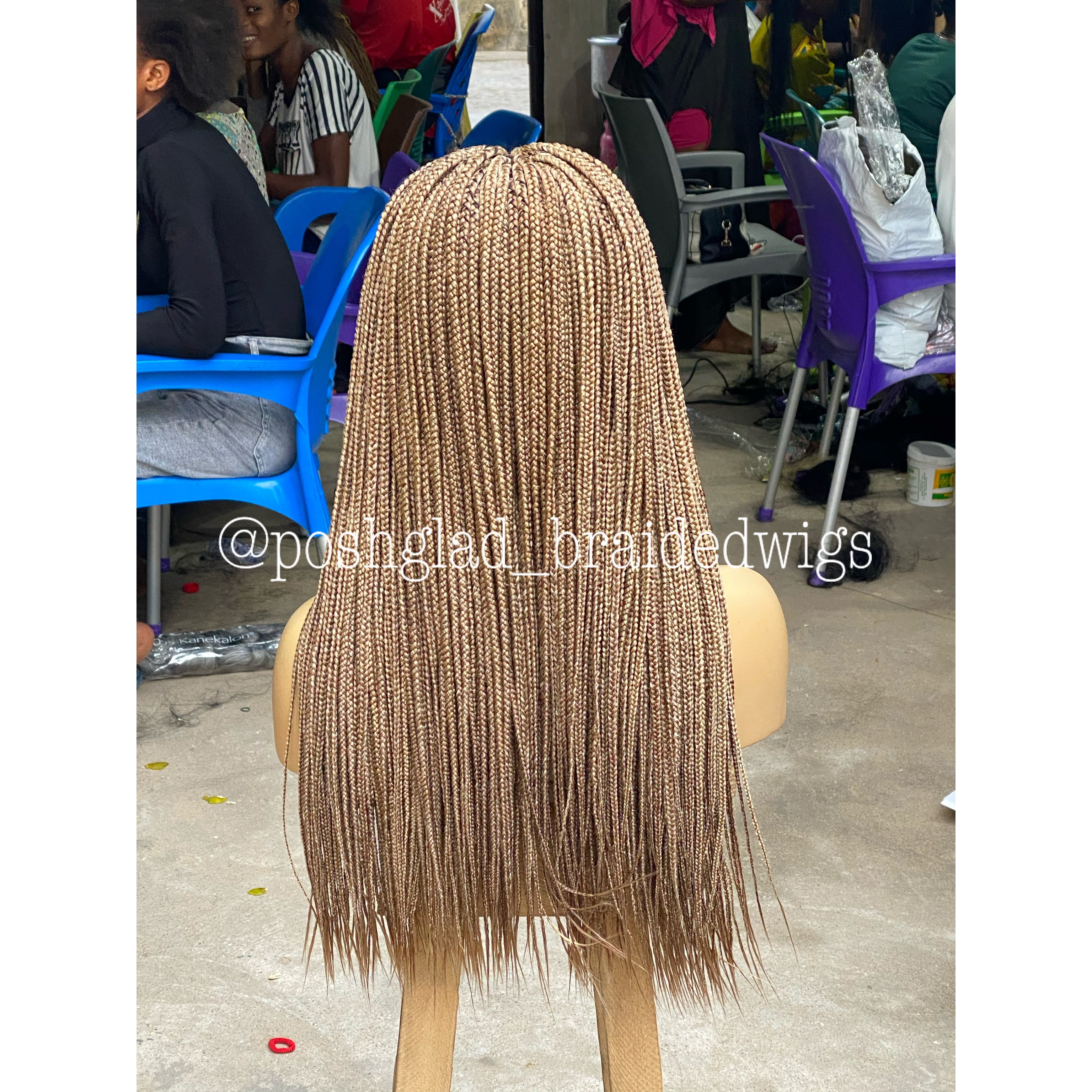 13 by 4 Frontal Box Braid Wig - Ife 13 by 4 Frontal Box Braid Wig - Ife