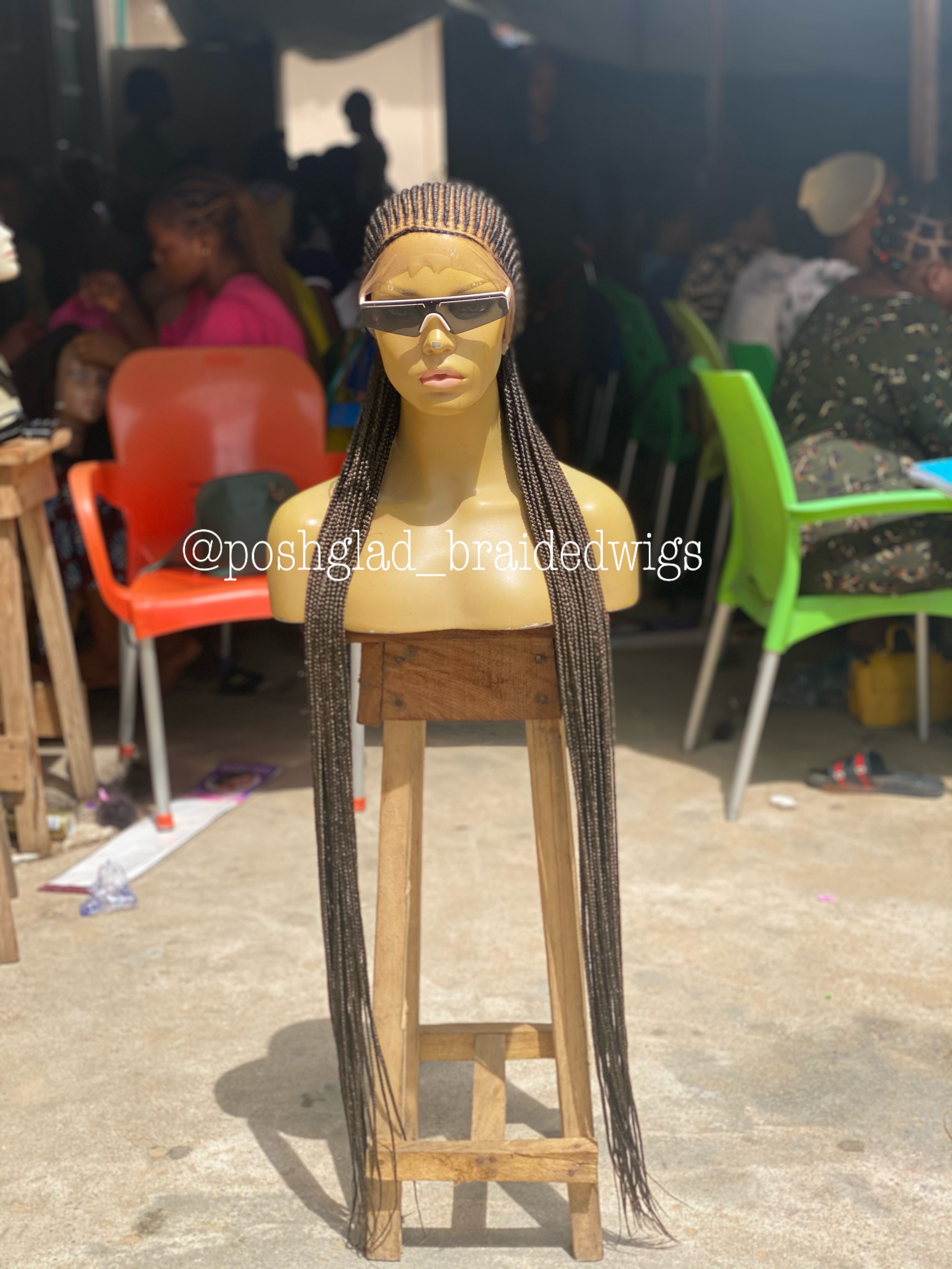 Feedin Braid Wig - Aisha cornrow Feedin Braid Wig - Aisha cornrow