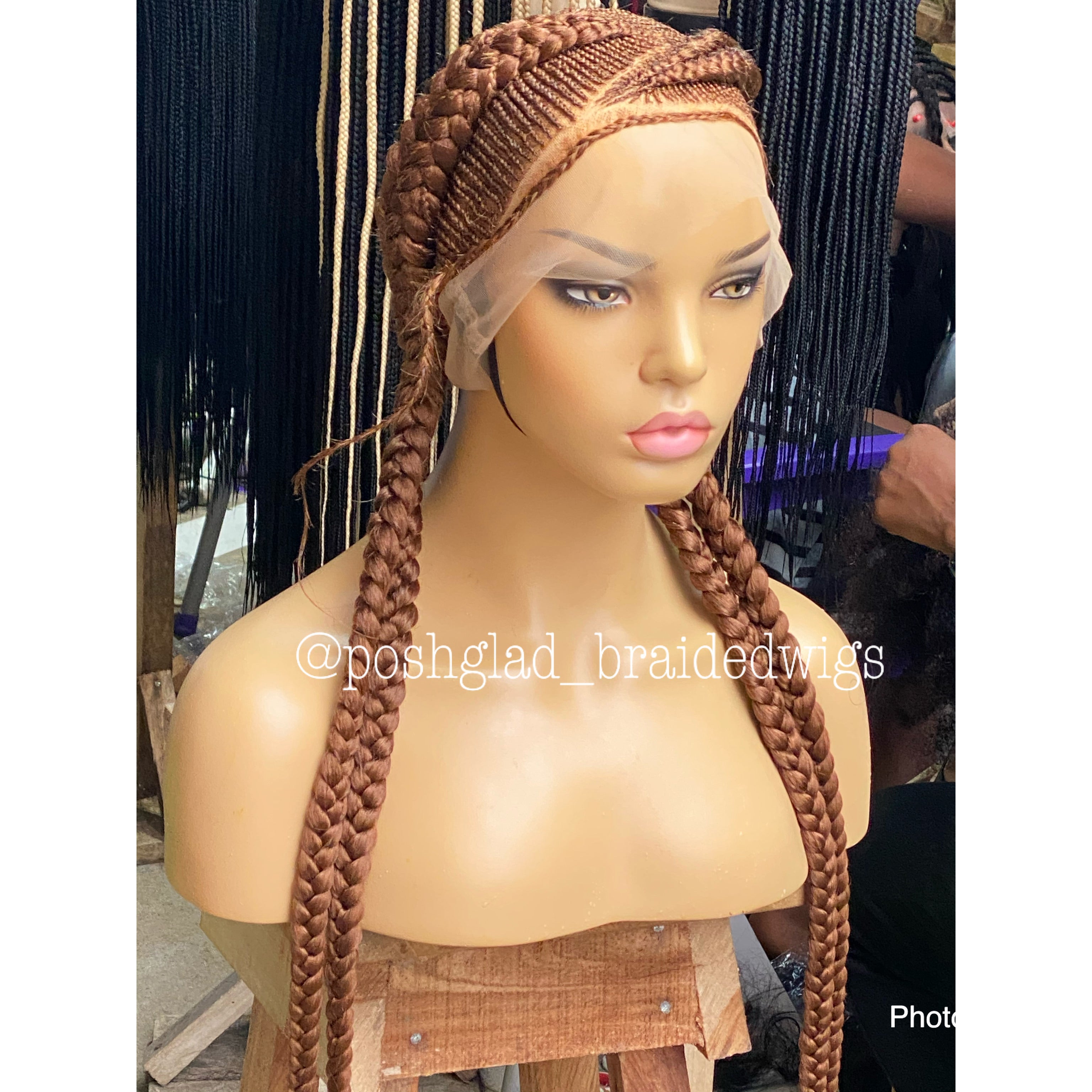 Cornrow Braid Wig - Color 30 Root - Imani Cornrow Braid Wig - Color 30 Root - Imani