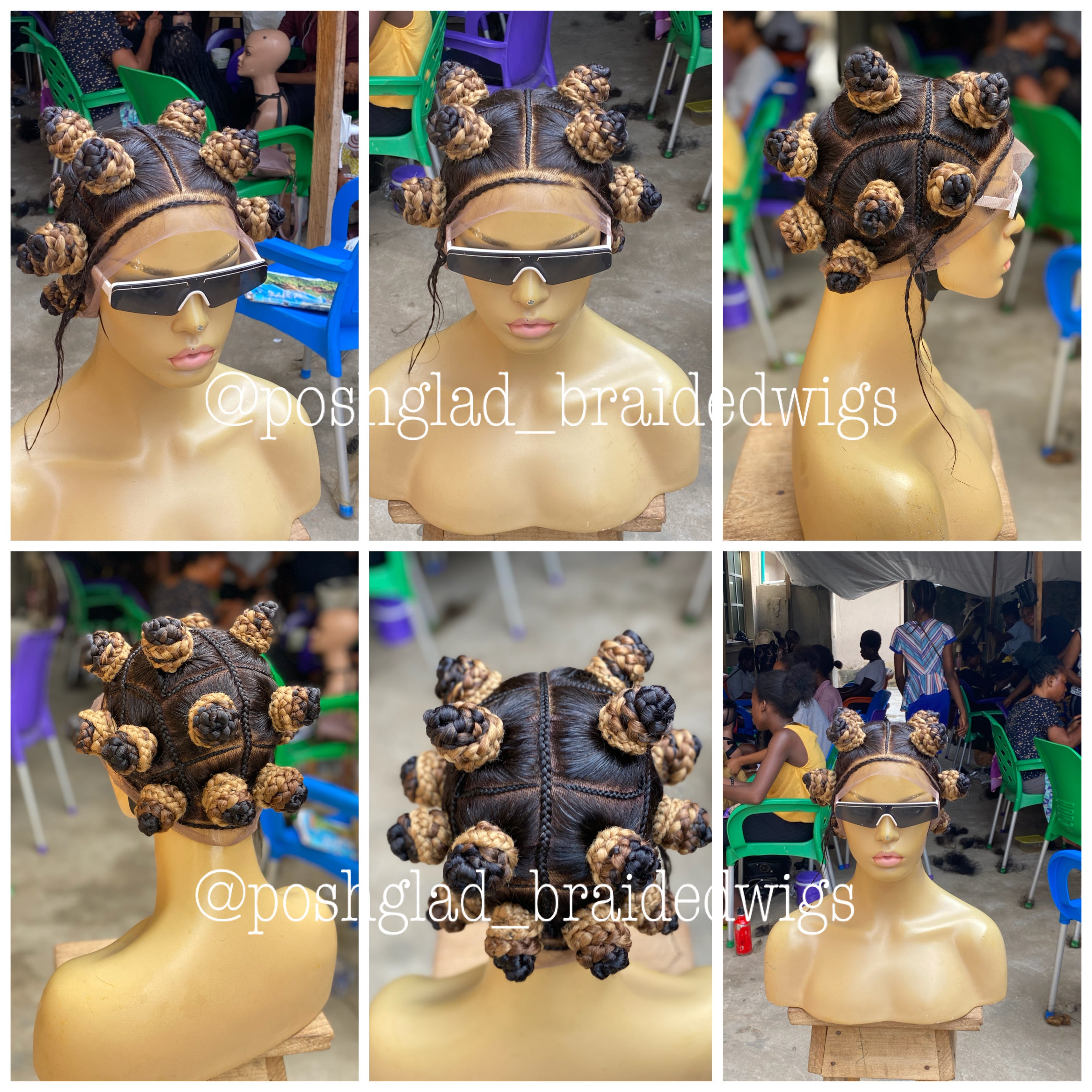 Bantu Knot Wig - Ombre Color - Adanna Bantu Knot Wig - Ombre Color - Adanna