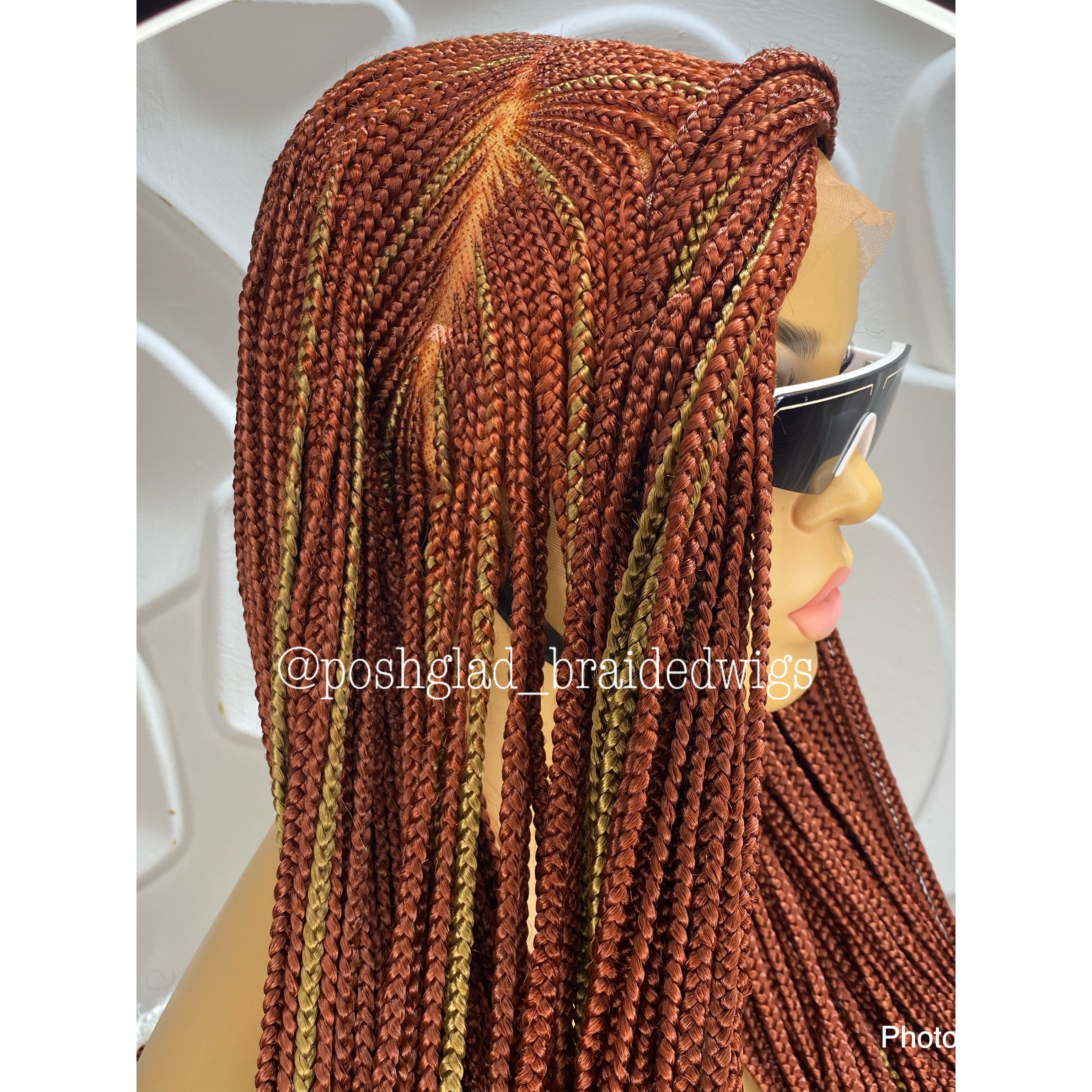 Cornrow Braid Wig - Full Lace - Bobrisky Inspire 2 Cornrow Braid Wig - Full Lace - Bobrisky Inspire 2