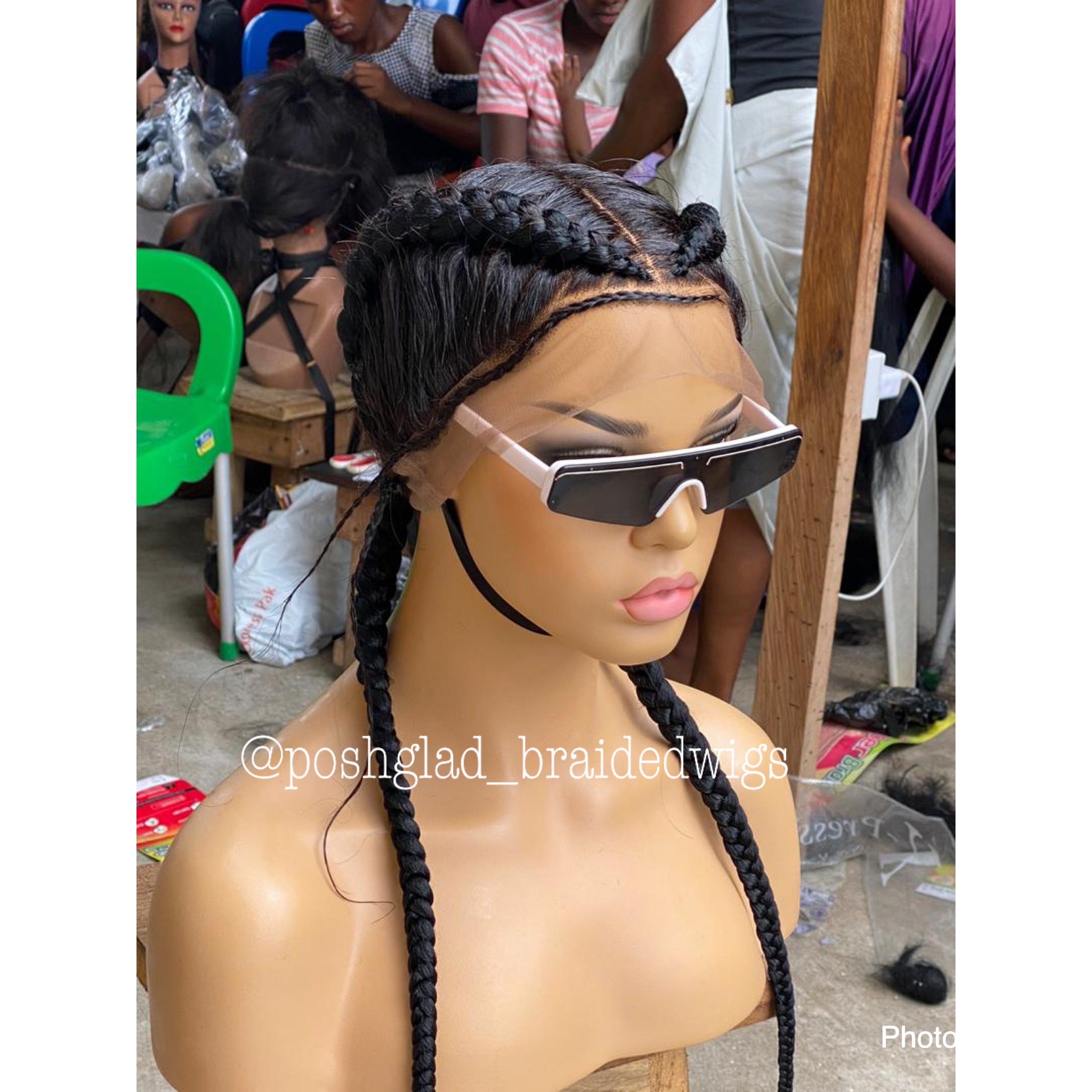 Cornrow Braid Wig - French Braid - Annette Cornrow Braid Wig - French Braid - Annette