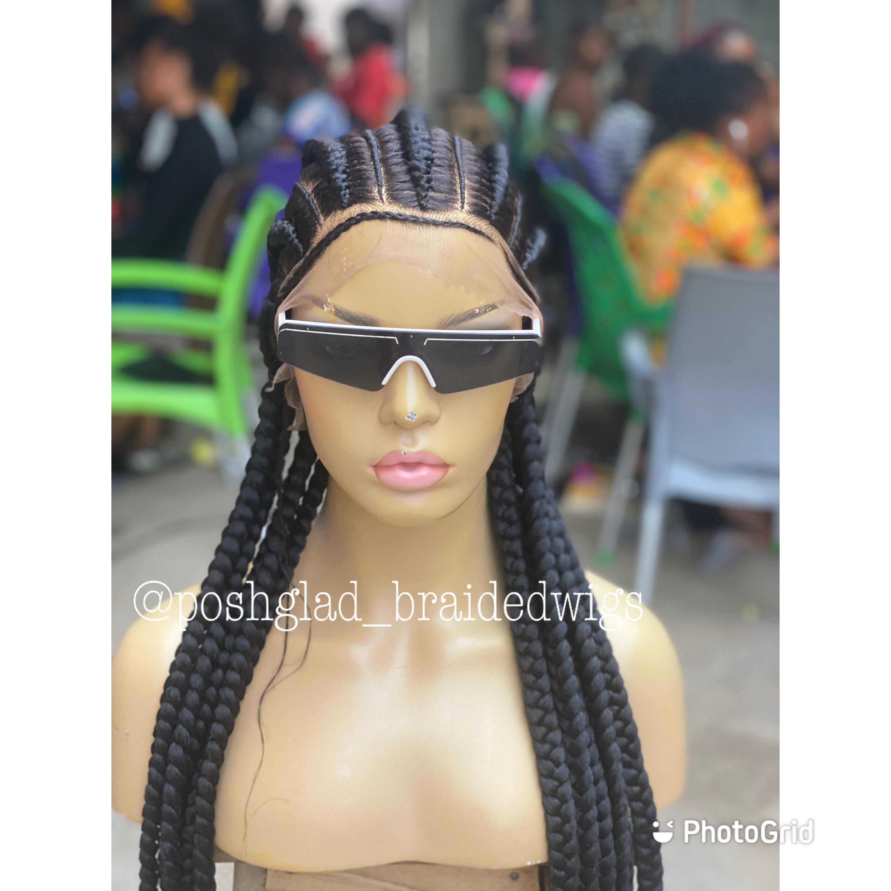 Feed In Braids To The Back - Amalia Feed In Braids To The Back - Amalia
