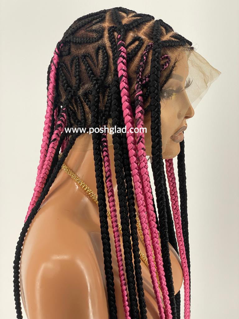 Cornrow - Miss Pink - Ready to ship Cornrow - Miss Pink - Ready to ship