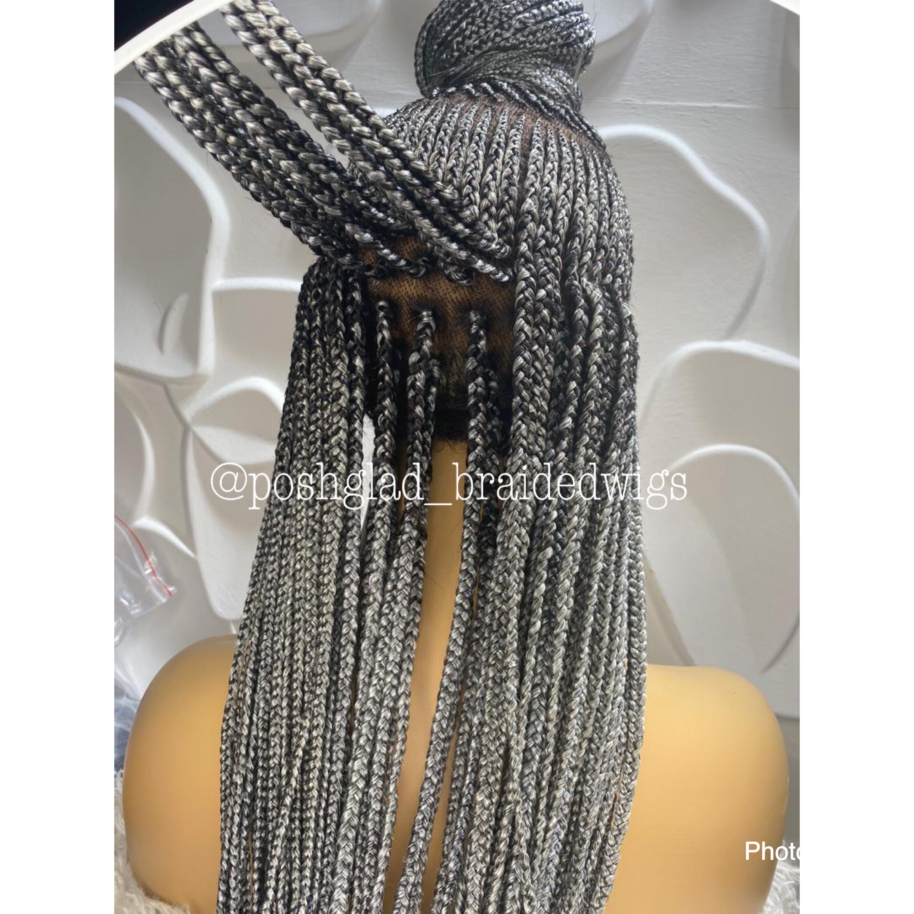 Cornrow Braid Wig - Full Lace Bra Length - Kimora Cornrow Braid Wig - Full Lace Bra Length - Kimora