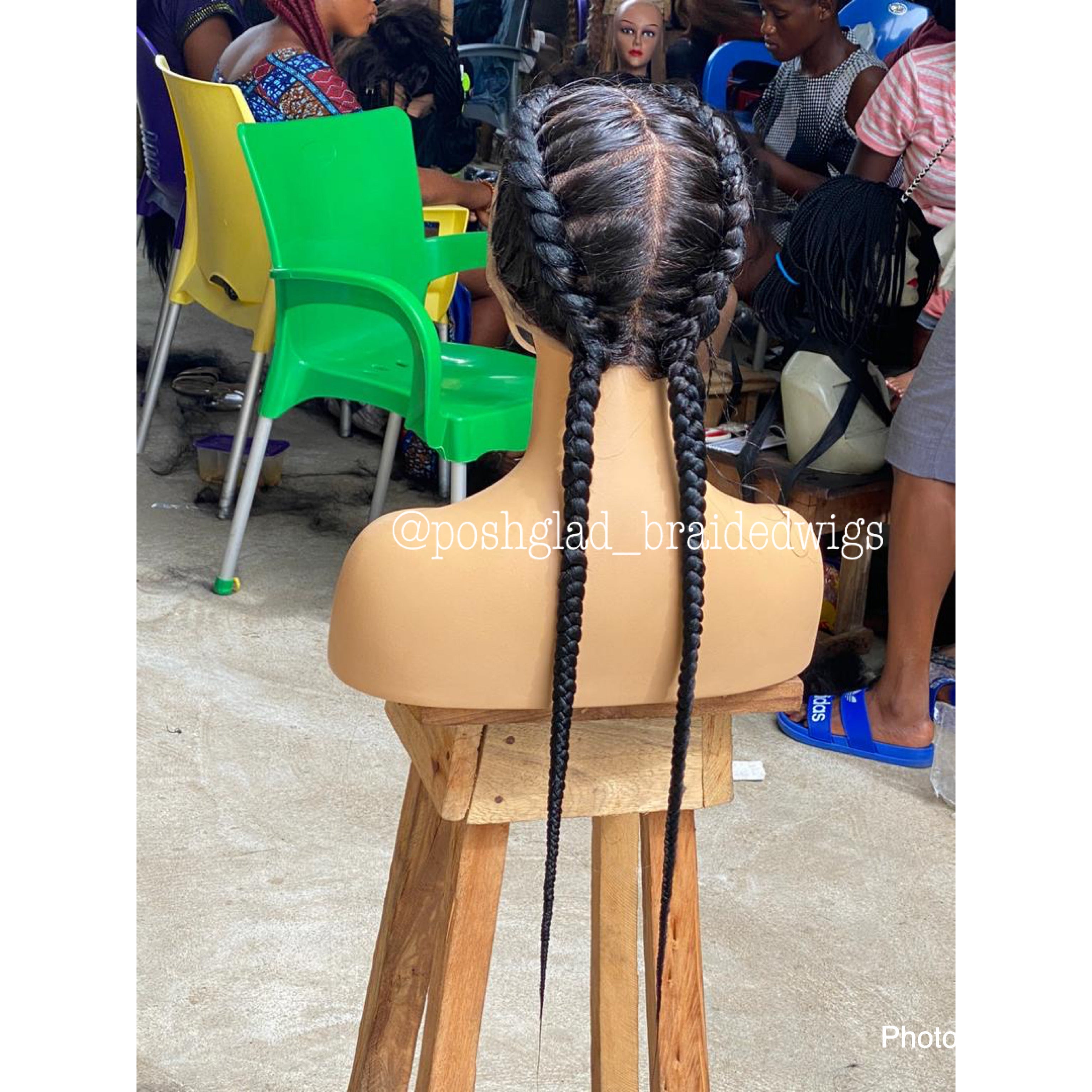 Cornrow Braid Wig - French Braid - Annette Cornrow Braid Wig - French Braid - Annette