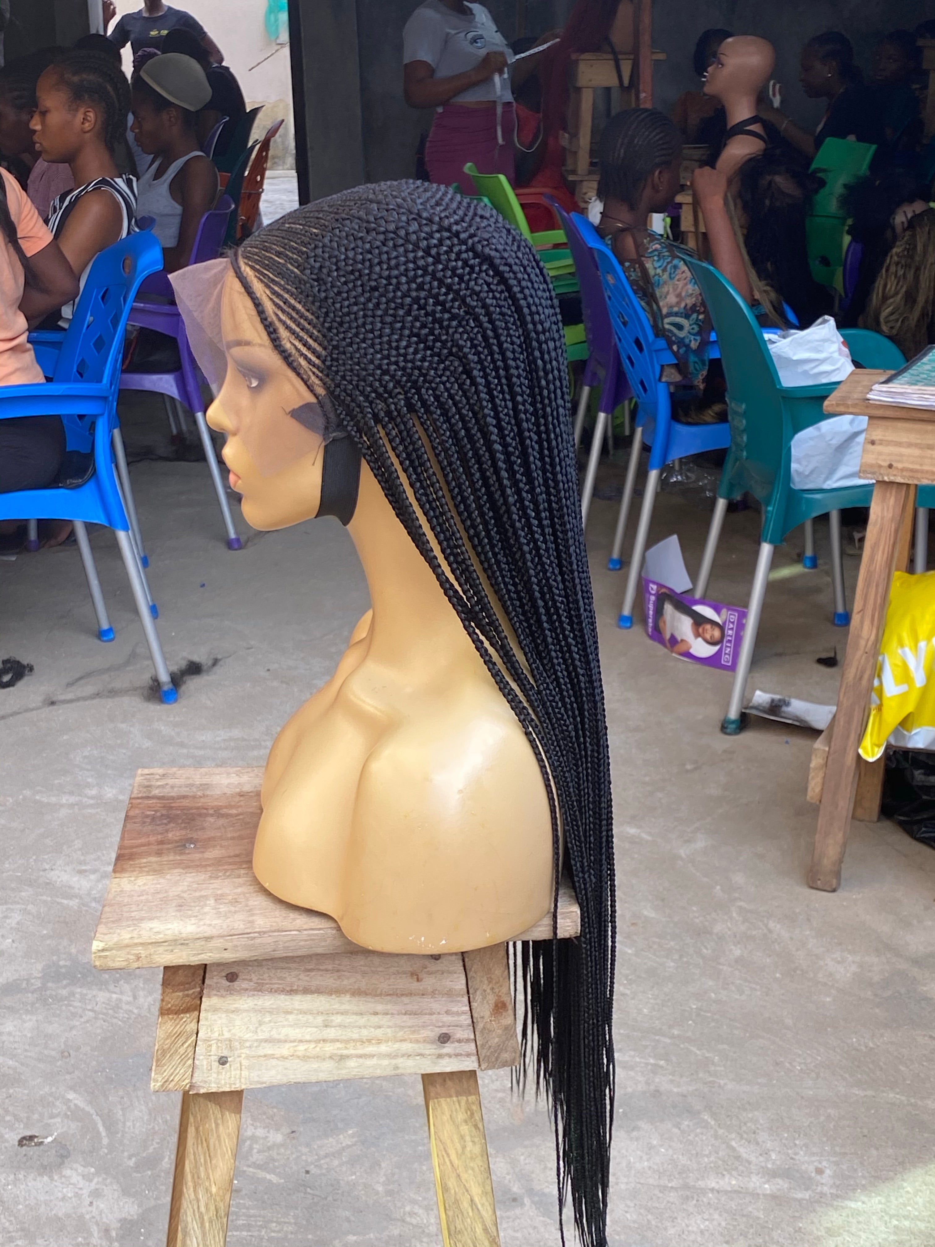 Cornrow Braid Wig - 13x6 Lace Frontal - Laraba Cornrow Braid Wig - 13x6 Lace Frontal - Laraba