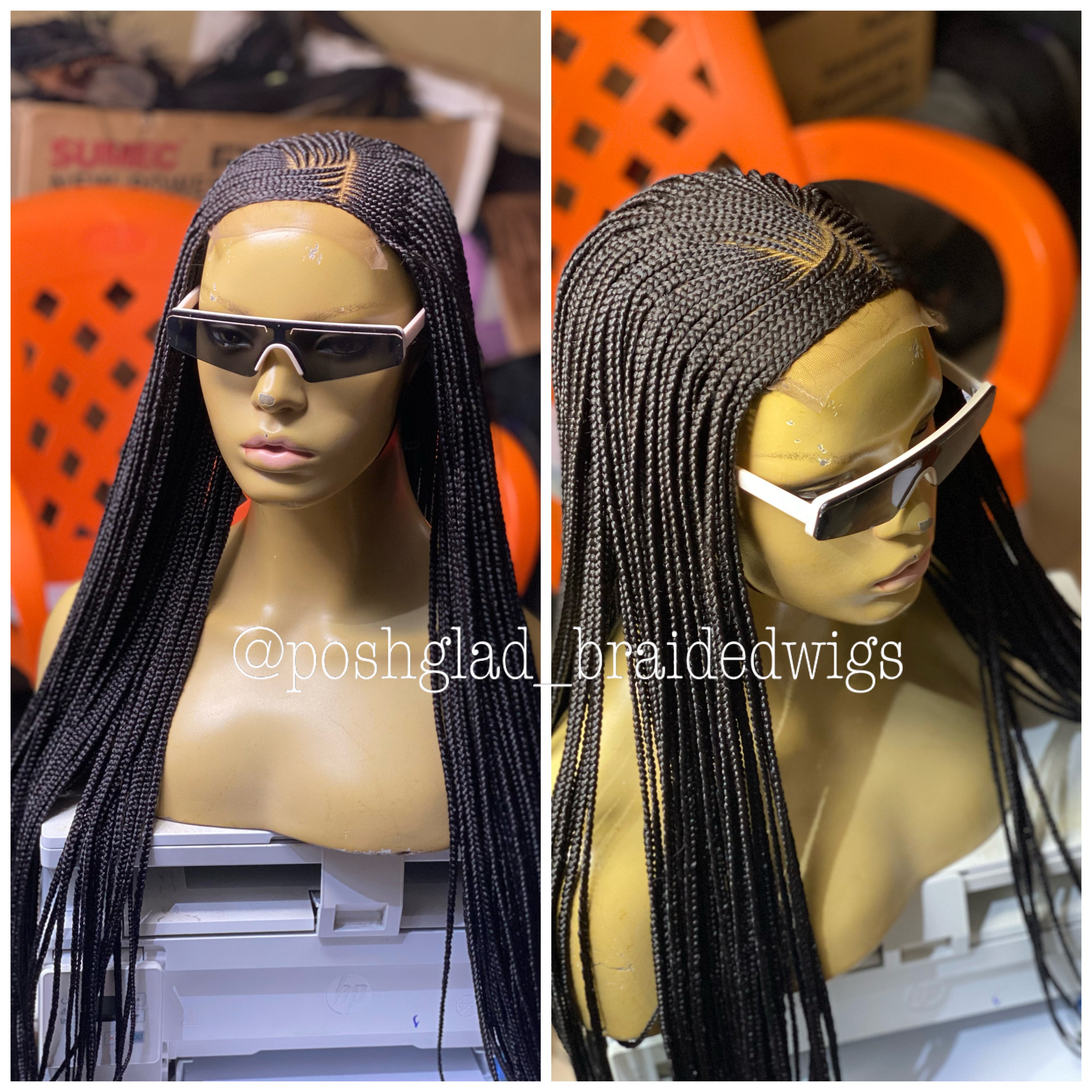 Cornrow Braid Wig Cornrow Braid Wig