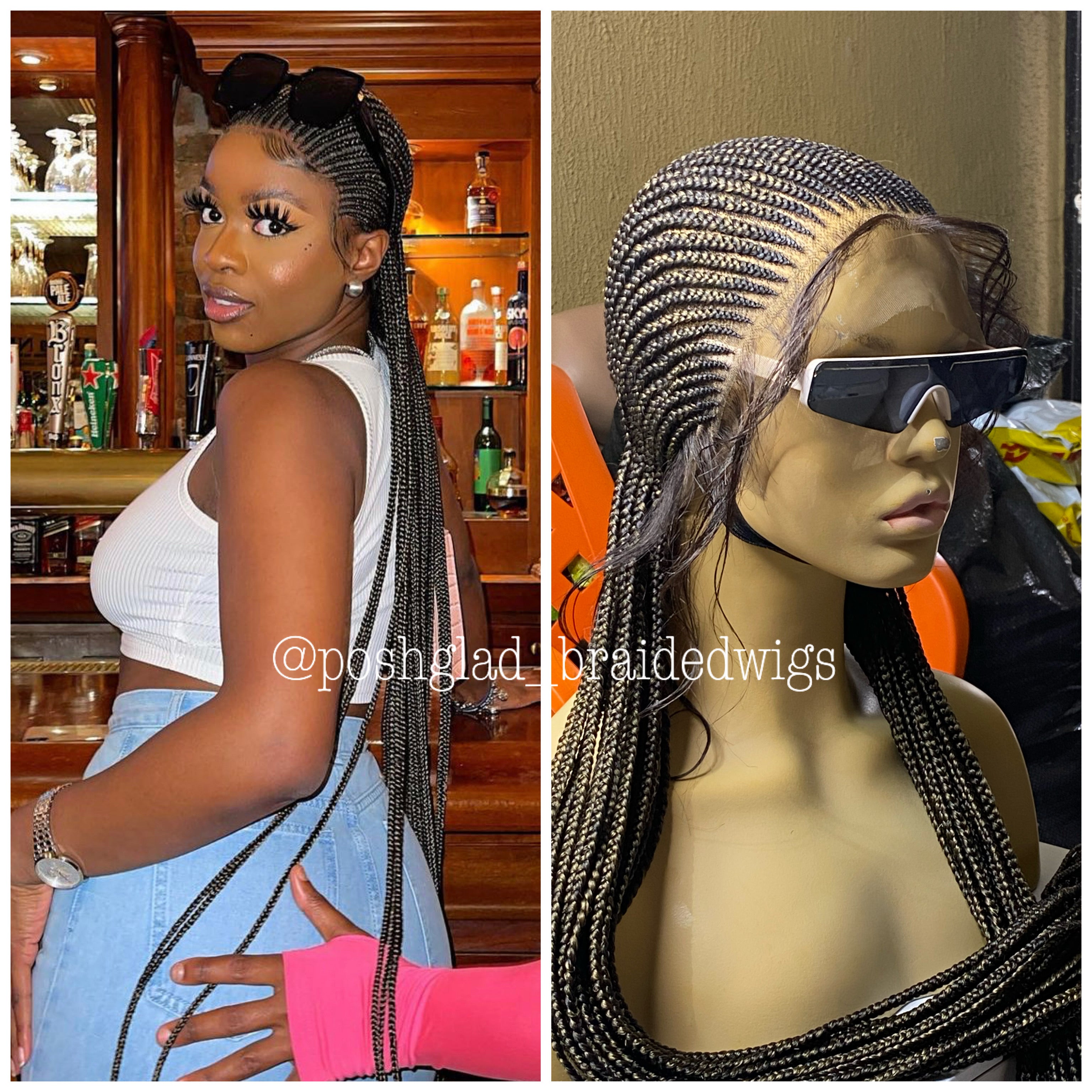 Feedin Braid Wig - Aisha cornrow Feedin Braid Wig - Aisha cornrow