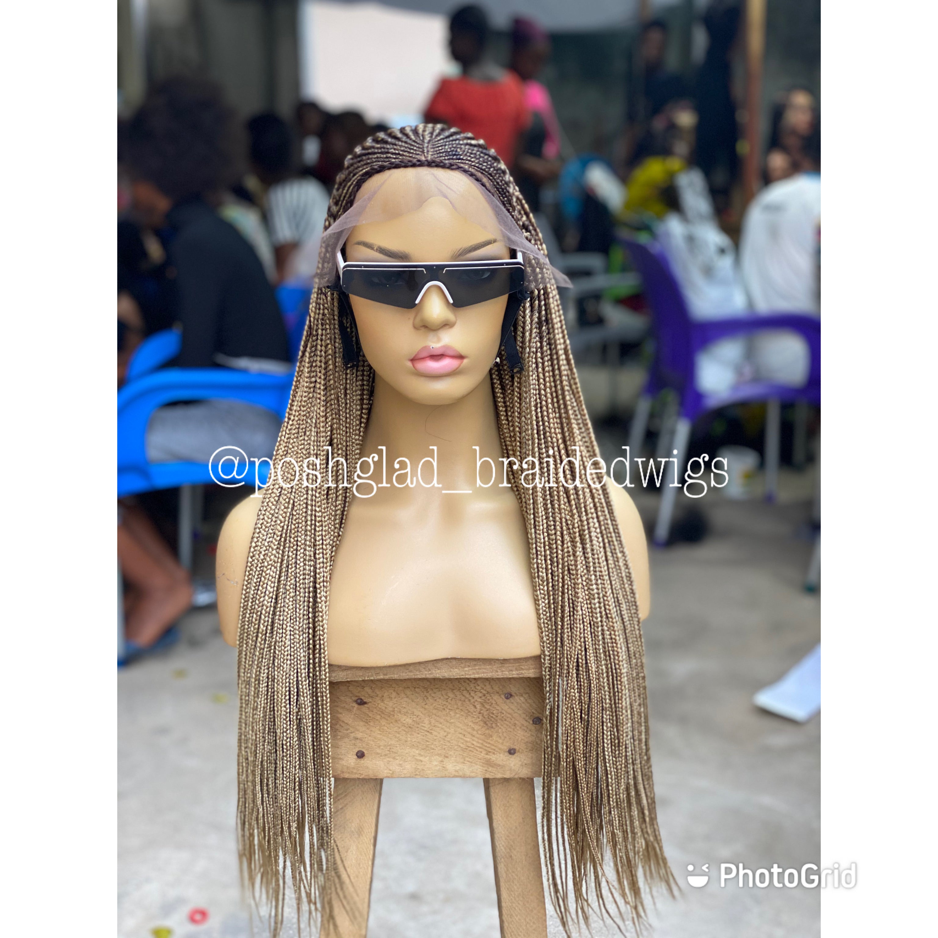 Cornrow Braid Wig - 13x6 Lace Frontal - Bolade Cornrow Braid Wig - 13x6 Lace Frontal - Bolade