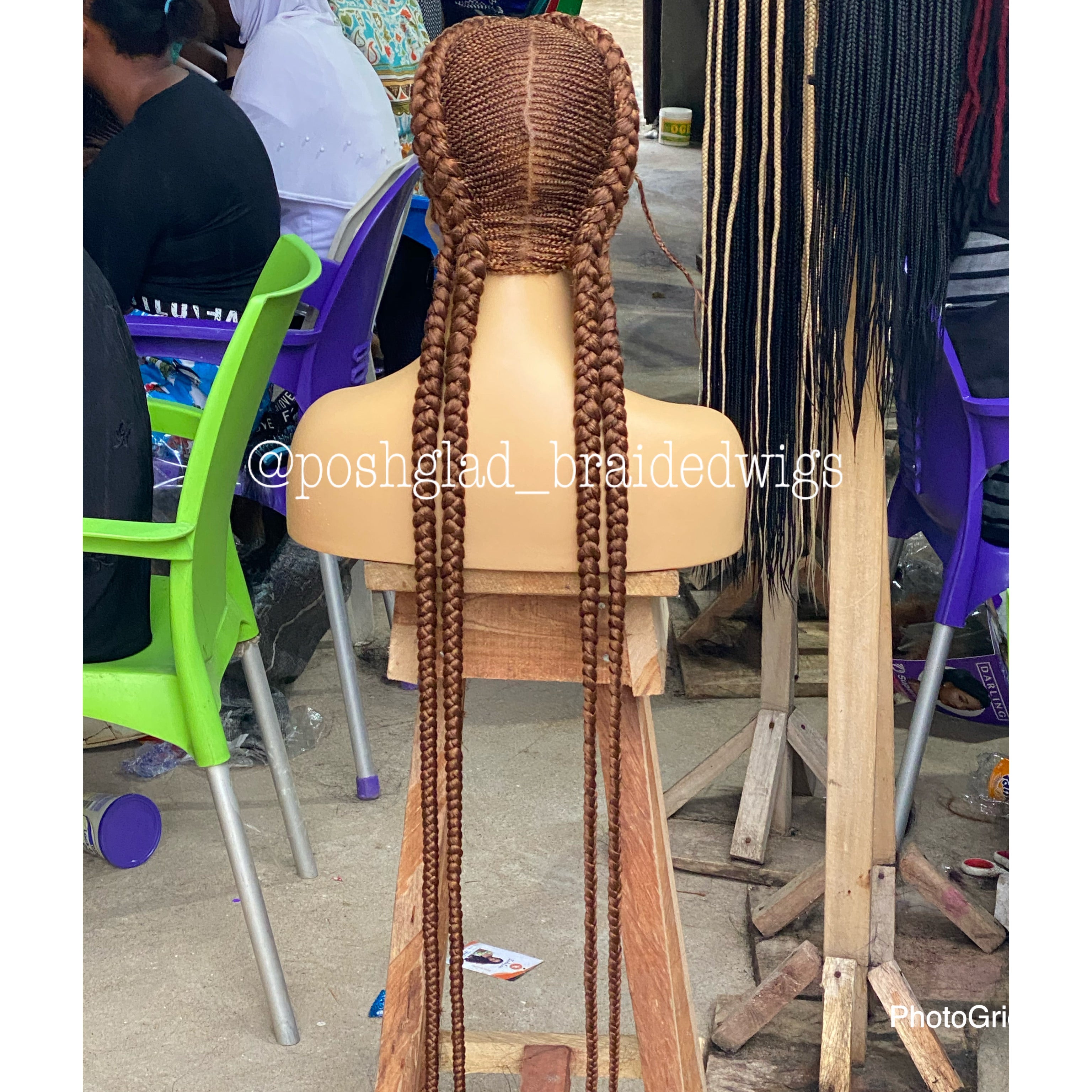 Cornrow Braid Wig - Color 30 Root - Imani Cornrow Braid Wig - Color 30 Root - Imani