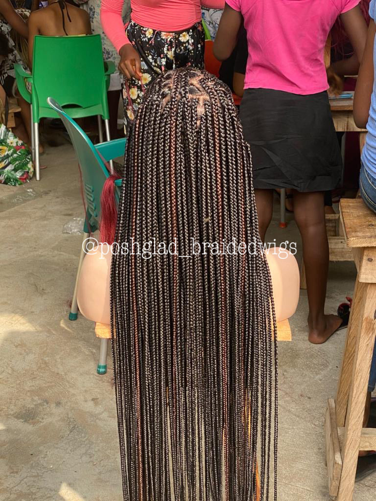 Cornrow Braid Wig - Full Lace - Abimbola Cornrow Braid Wig - Full Lace - Abimbola