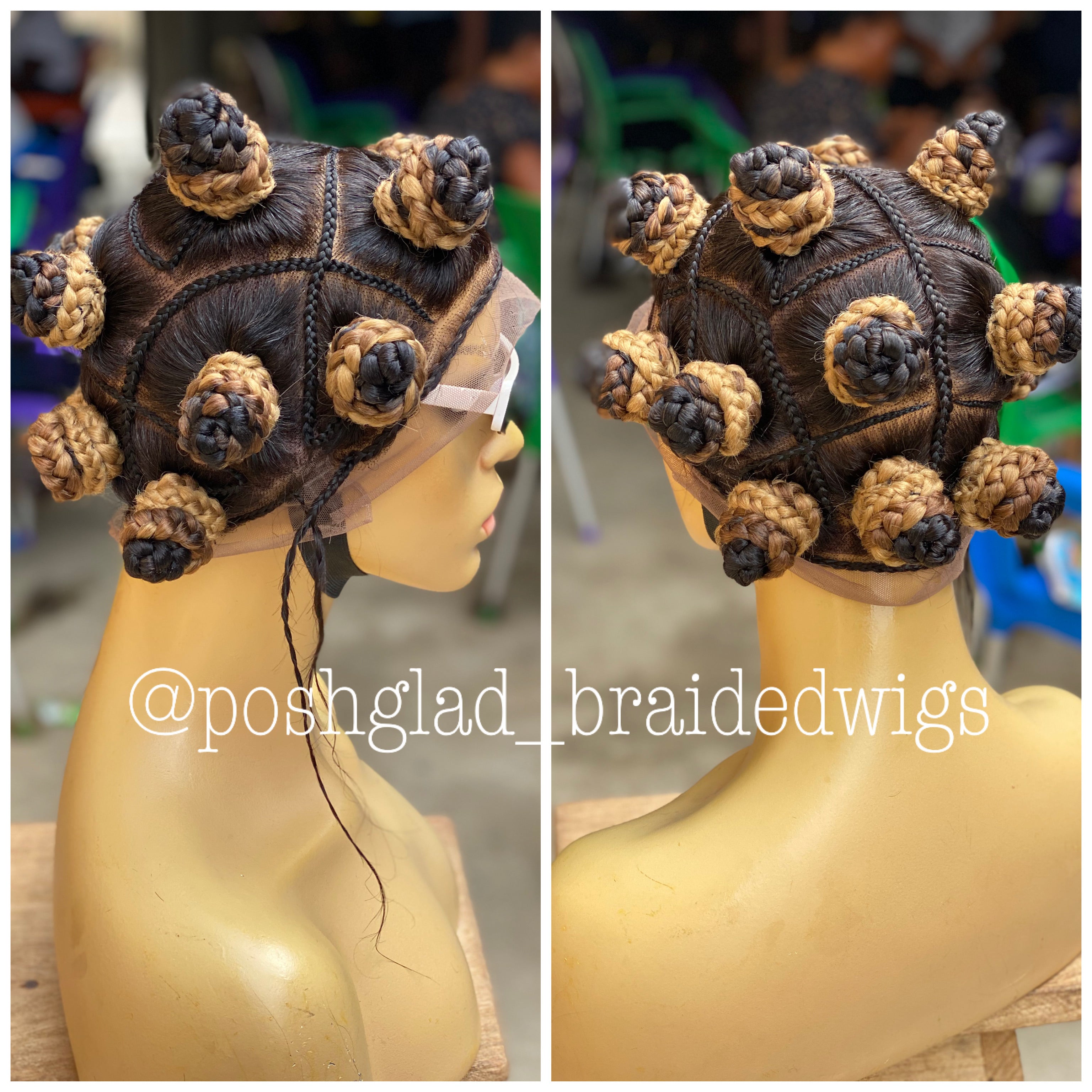 Bantu Knot Wig - Ombre Color - Adanna Bantu Knot Wig - Ombre Color - Adanna