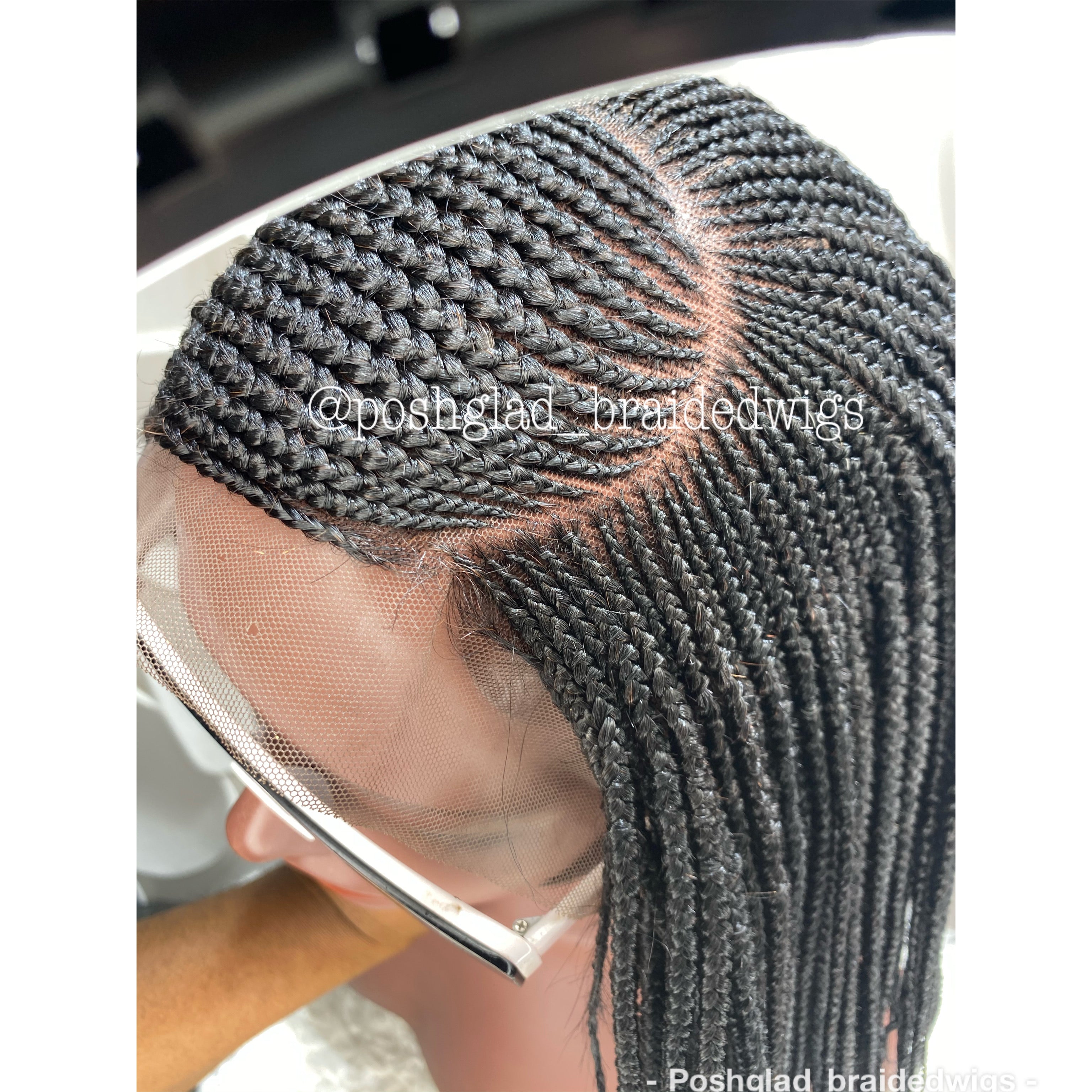 Cornrow Braid Wig (13x4 Lace Frontal) - C cut Cornrow Braid Wig (13x4 Lace Frontal) - C cut