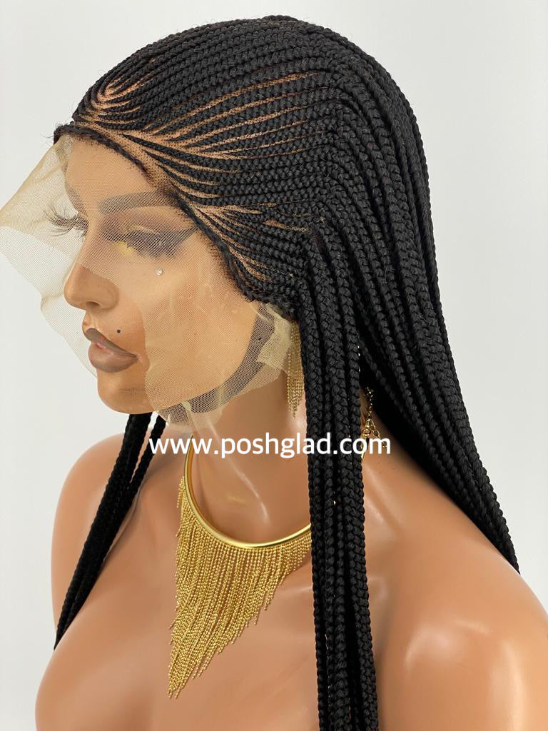 Cornrow Braid Wig (Ready to ship) - Kora Cornrow Braid Wig (Ready to ship) - Kora