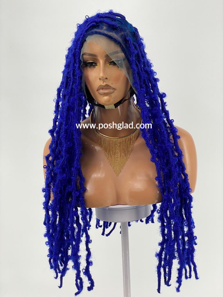 Distressed Butterfly Faux Locs Wig - Tessy Distressed Butterfly Faux Locs Wig - Tessy
