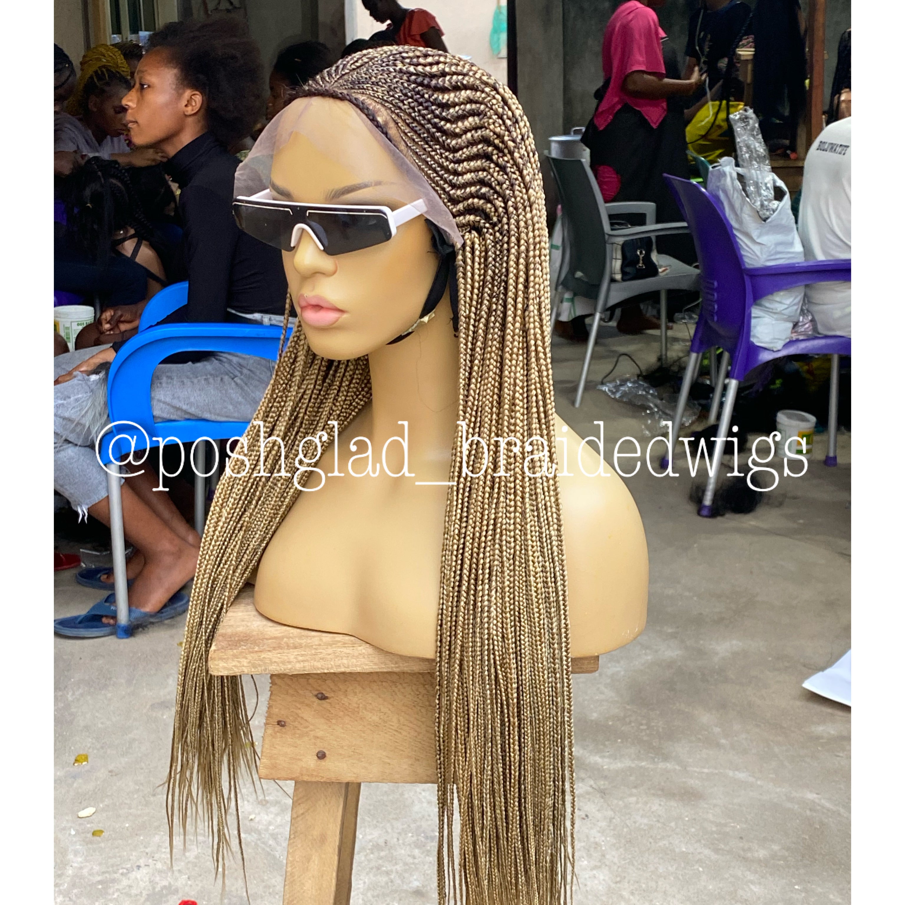 Cornrow Braid Wig - 13x6 Lace Frontal - Bolade Cornrow Braid Wig - 13x6 Lace Frontal - Bolade
