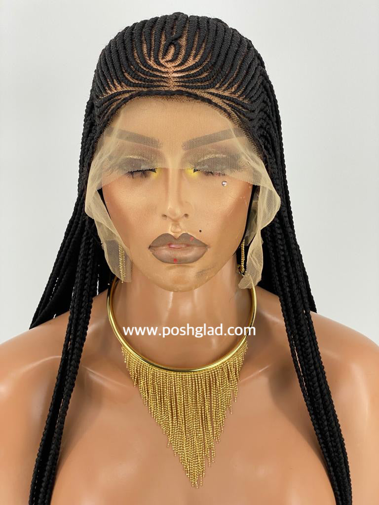 Cornrow Braid Wig (Ready to ship) - Kora Cornrow Braid Wig (Ready to ship) - Kora