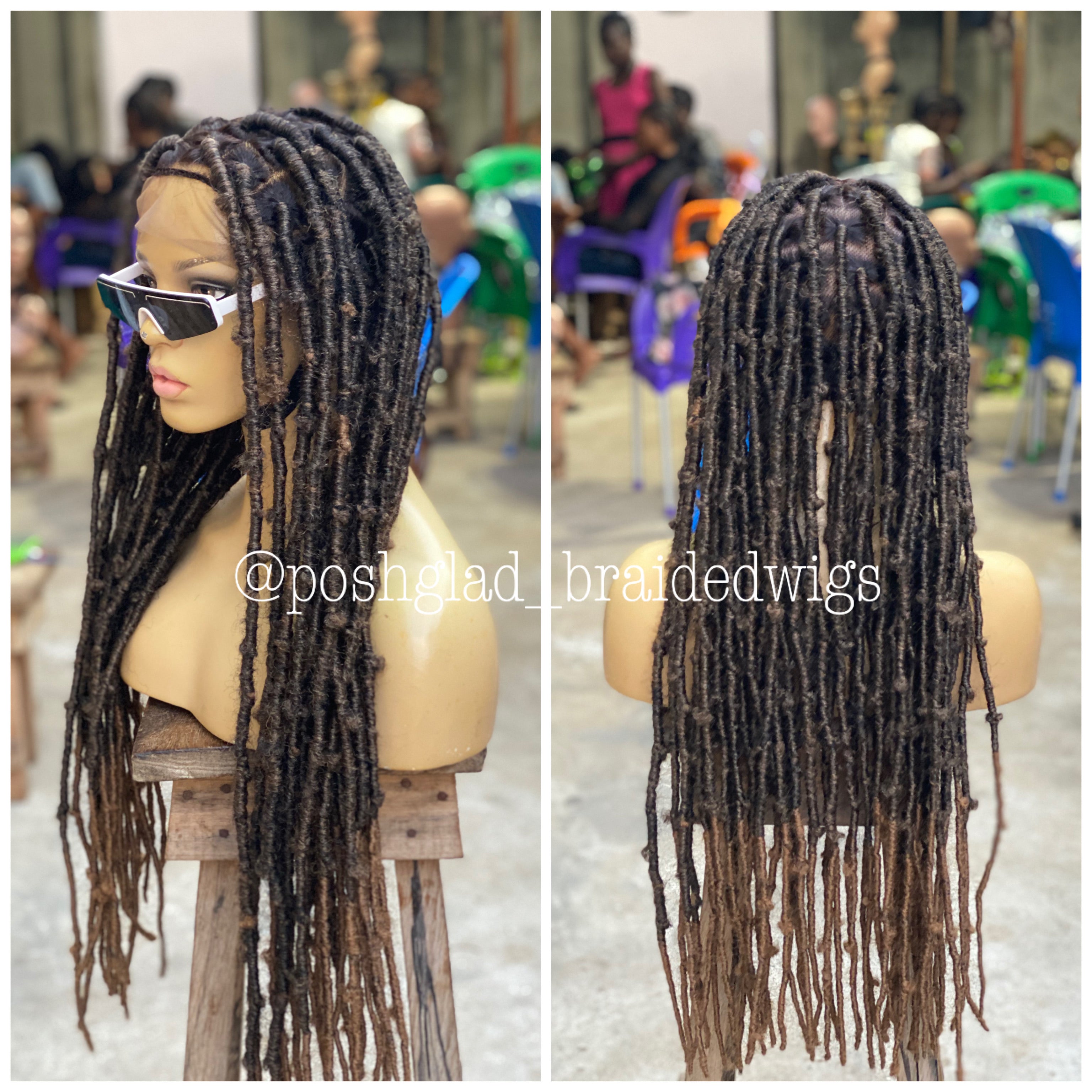 Destress Faux Locs - Faux Locs Color 1B/27 - Whoopi Destress Faux Locs - Faux Locs Color 1B/27 - Whoopi