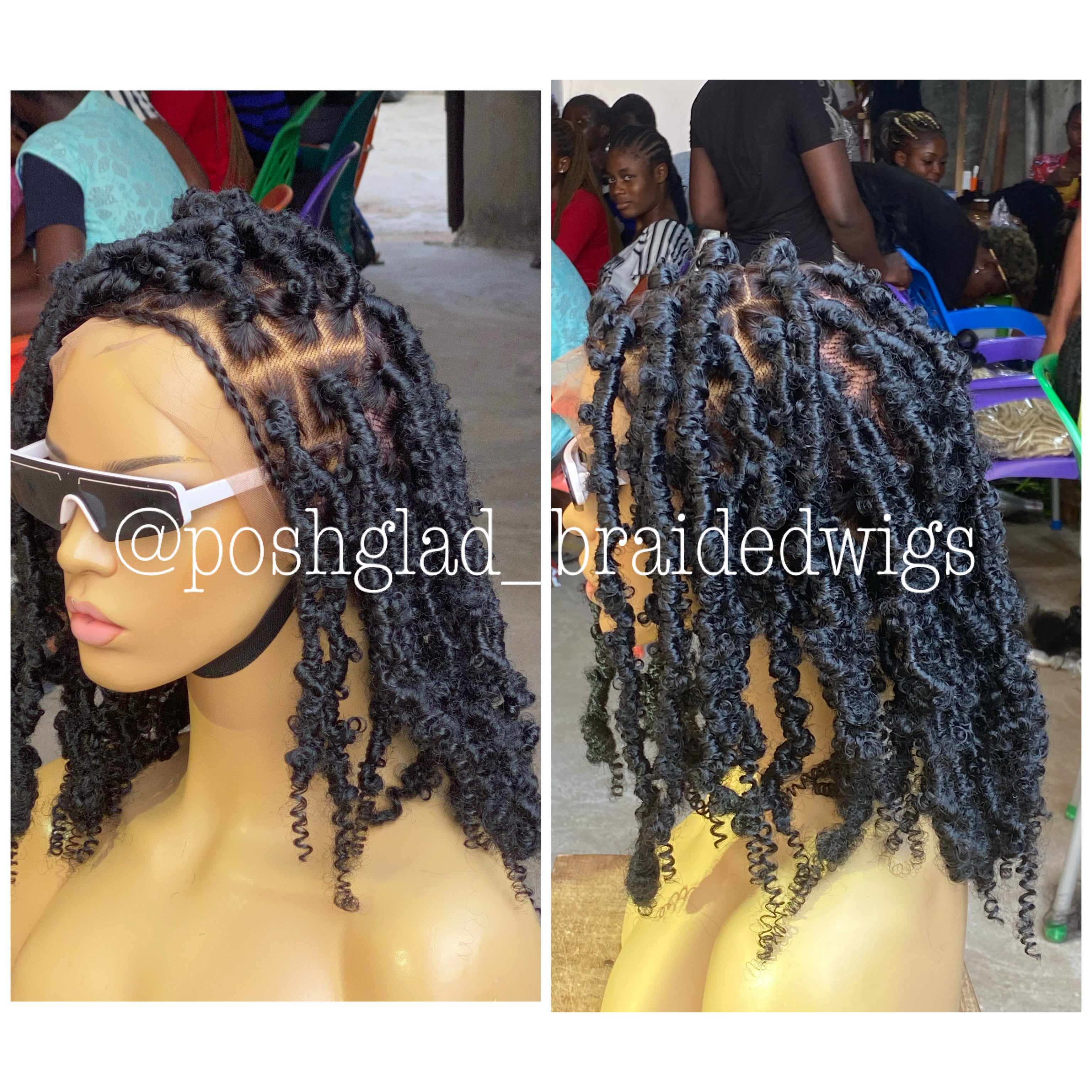 Short Butterfly Locs - Rebecca Short Butterfly Locs - Rebecca