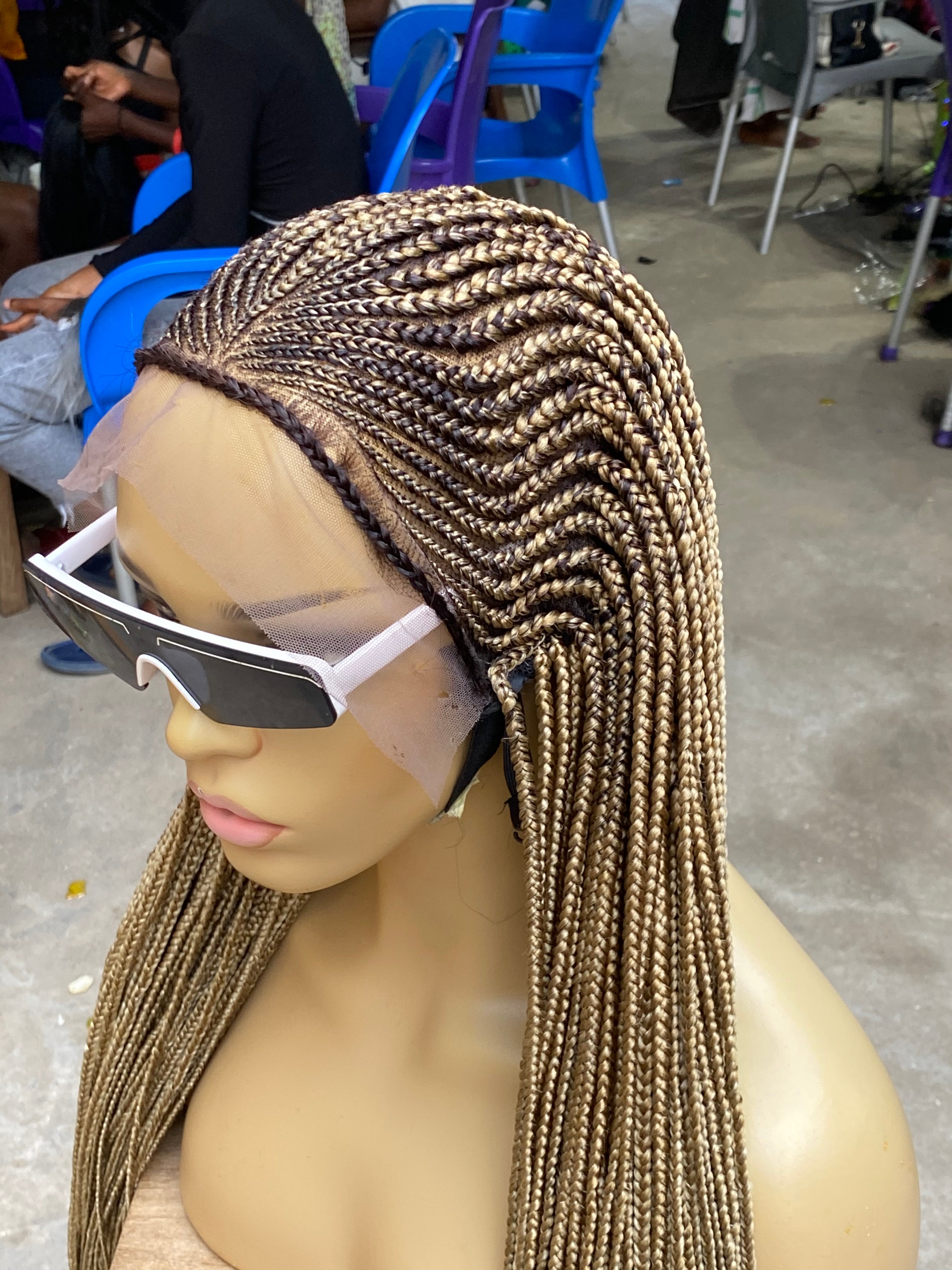 Cornrow Braid Wig - 13x6 Lace Frontal - Bolade Cornrow Braid Wig - 13x6 Lace Frontal - Bolade