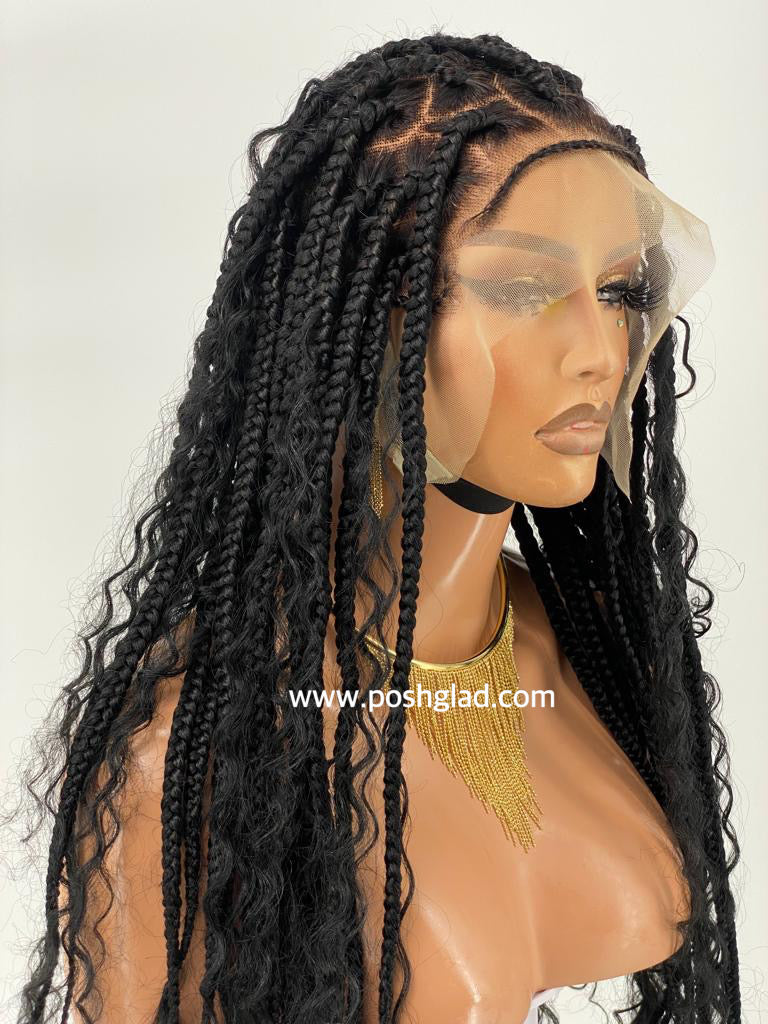 Goddess Jumbo Box Braid Wig - Orbree Goddess Jumbo Box Braid Wig - Orbree