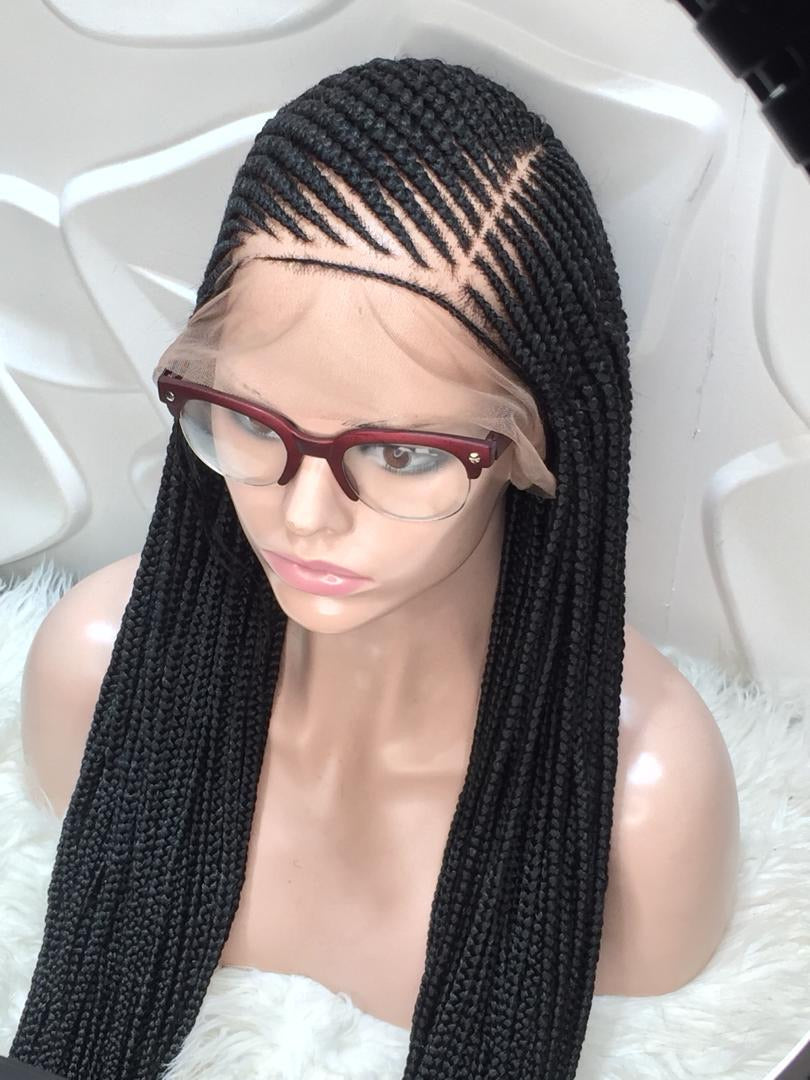 Cornrow Braid Wig - Full Lace - Effia Cornrow Braid Wig - Full Lace - Effia