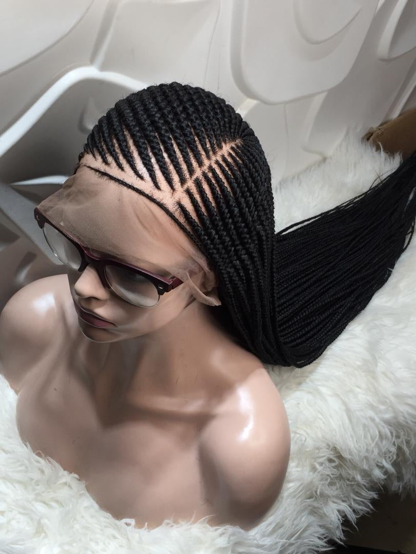 Cornrow Braid Wig - Full Lace - Effia Cornrow Braid Wig - Full Lace - Effia