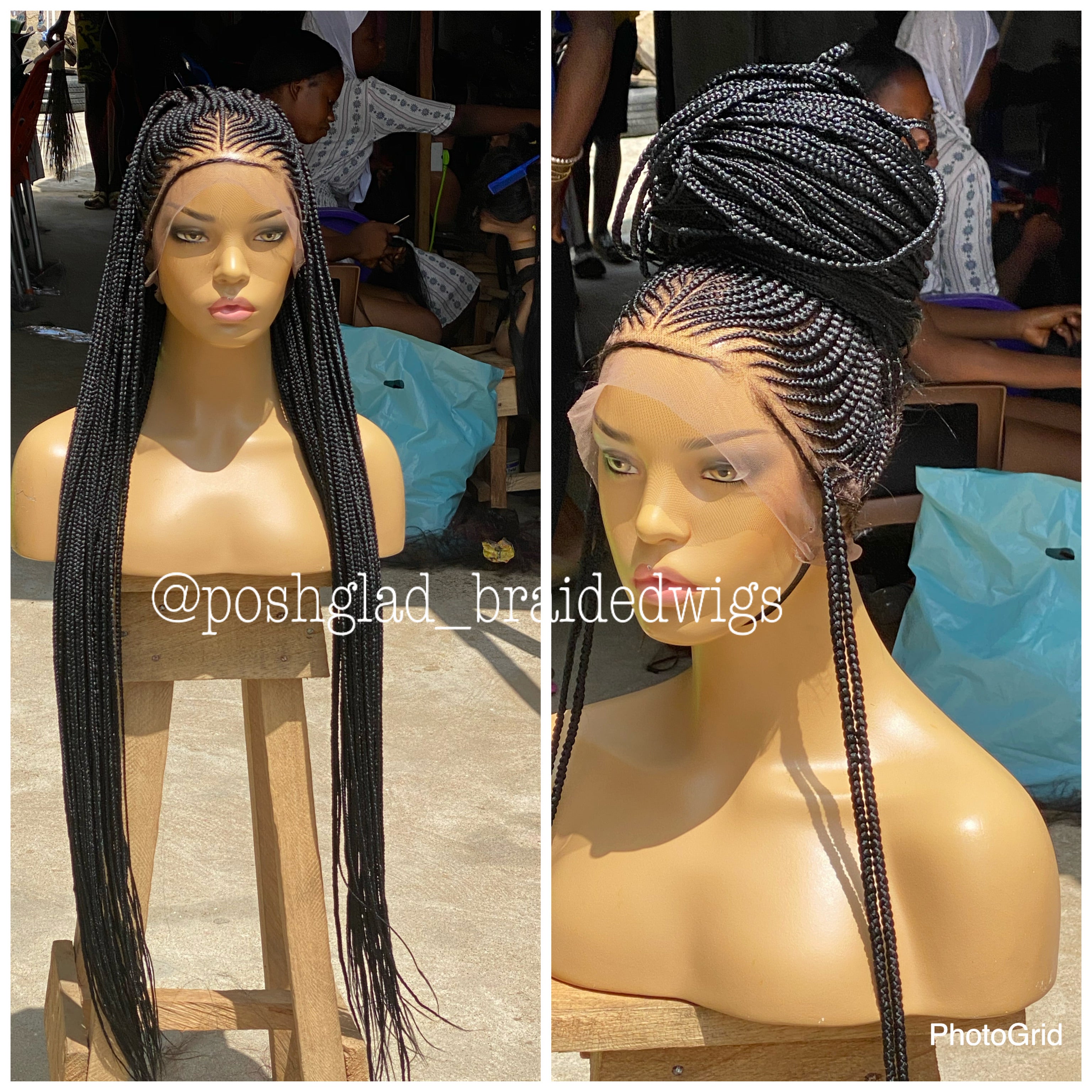 Cornrow Braid Wig Cornrow Braid Wig