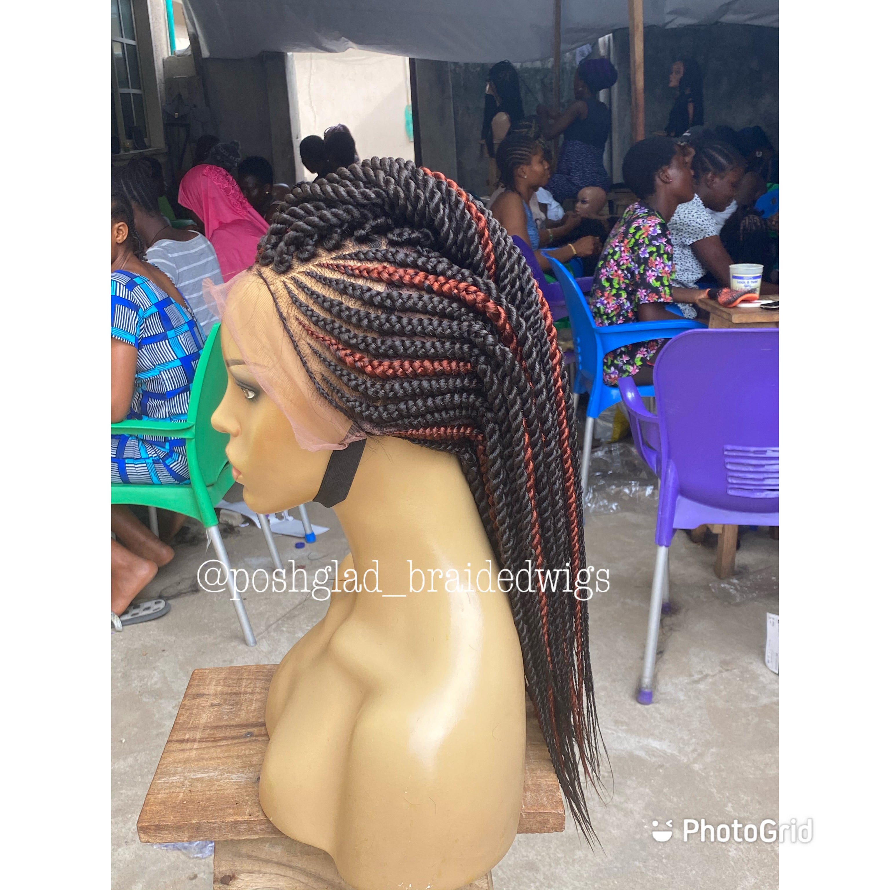 Cornrow Twist Braids - Tamaira Cornrow Twist Braids - Tamaira