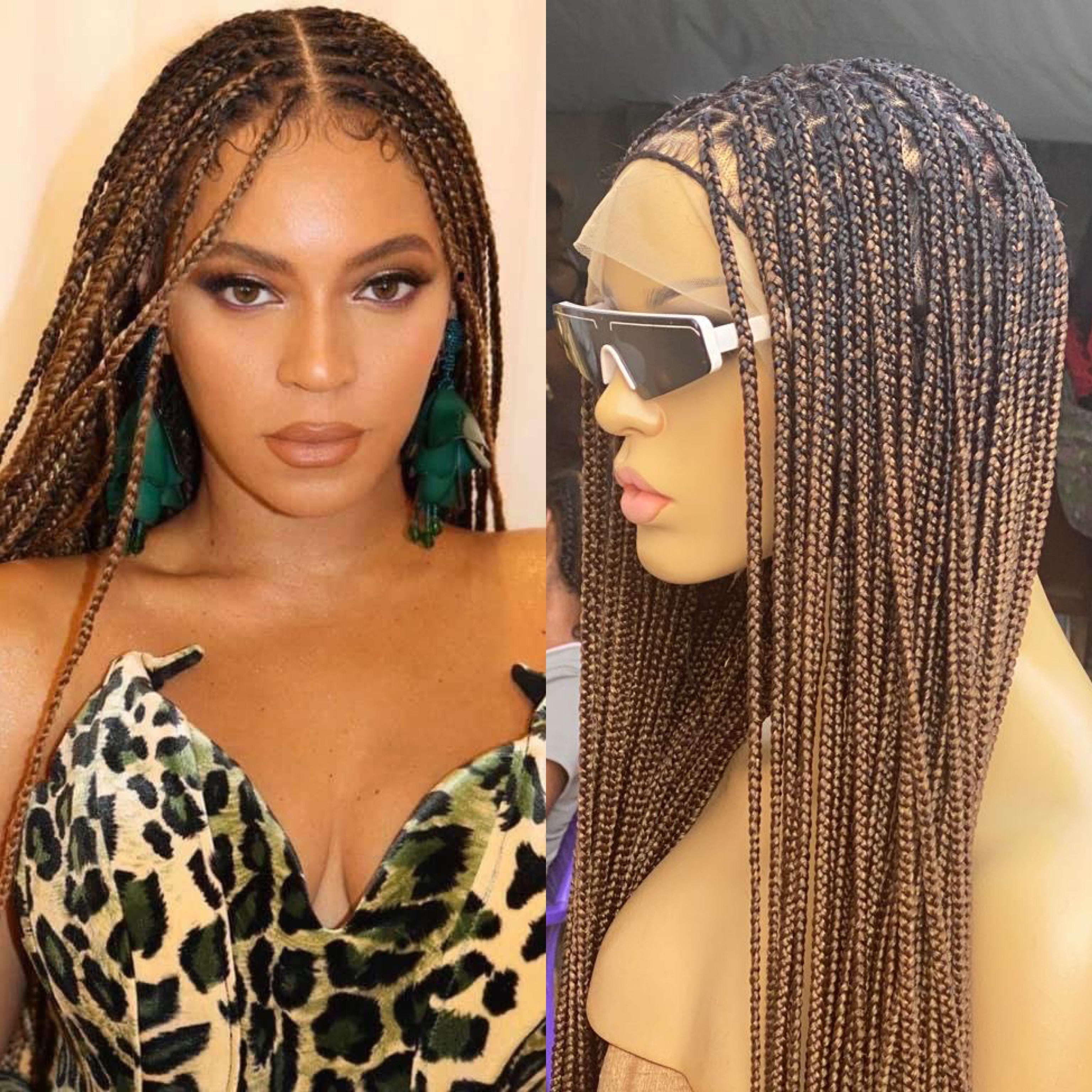 Beyoncé Honey Blonde Knotless Braid Wig Beyoncé Honey Blonde Knotless Braid Wig