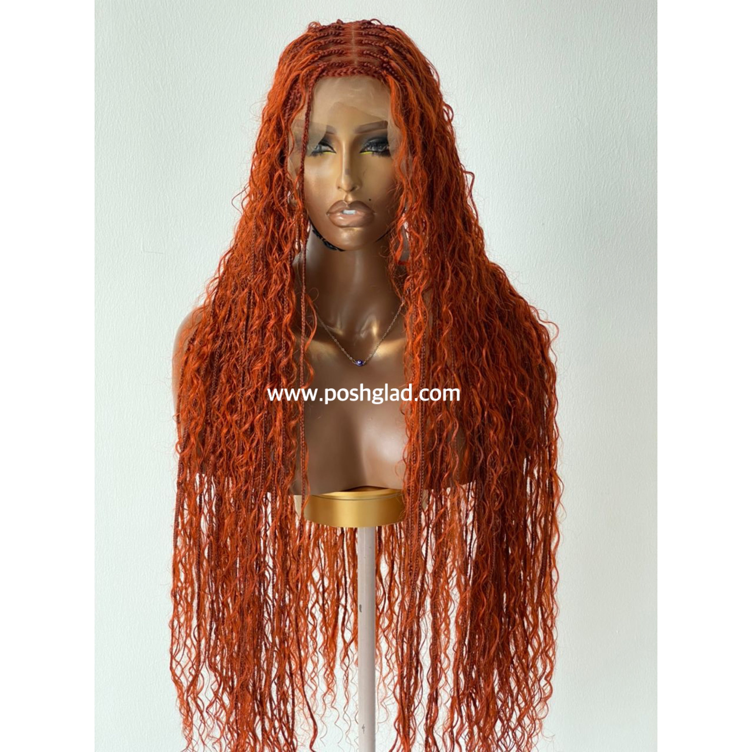 Bohemian Knotless - TARA COPPER RED (100% Human Hair) Bohemian Knotless - TARA COPPER RED (100% Human Hair)